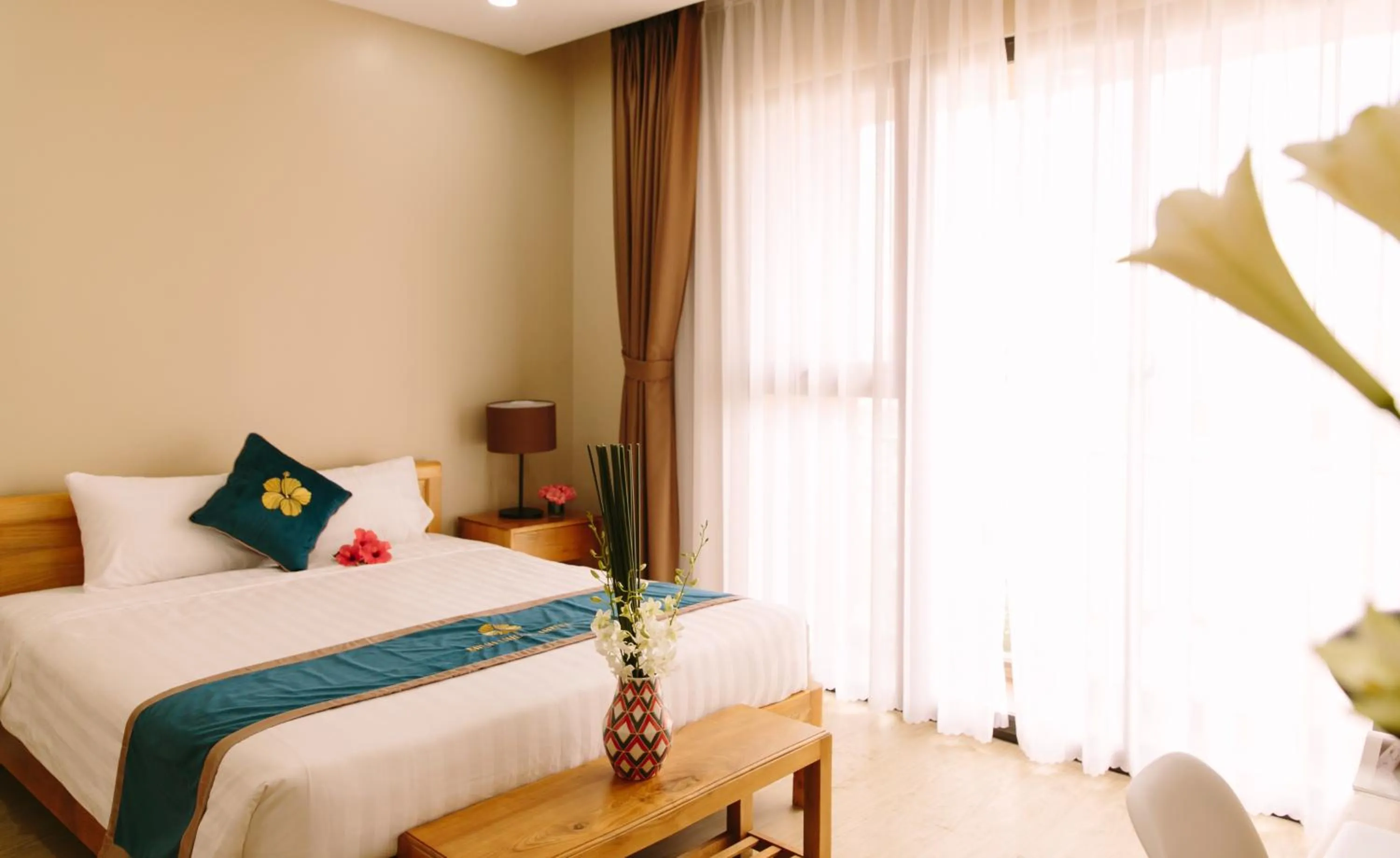 Bed in Minh Nhung Hotel