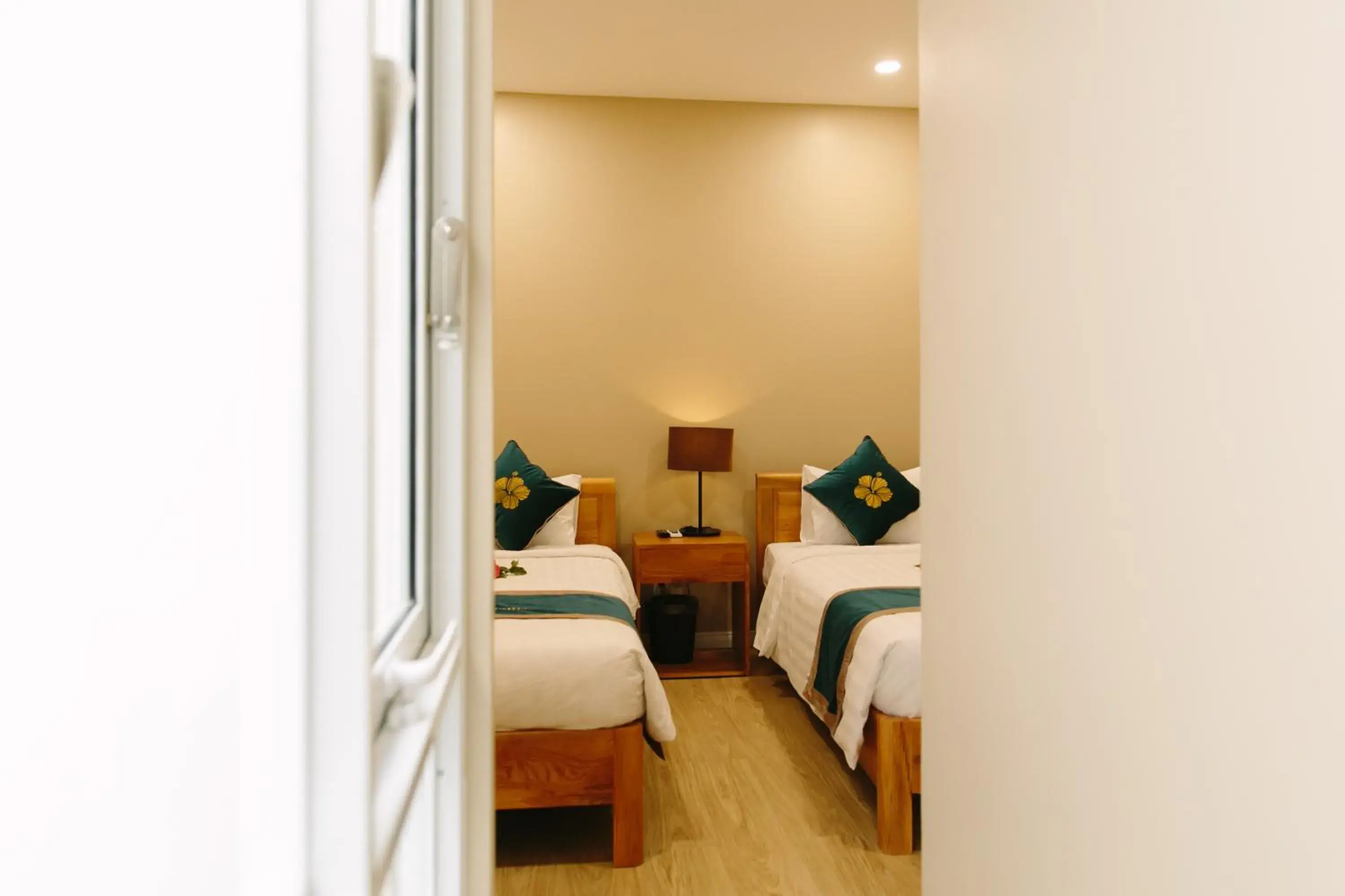 Bed in Minh Nhung Hotel Bed in Minh Nhung Hotel