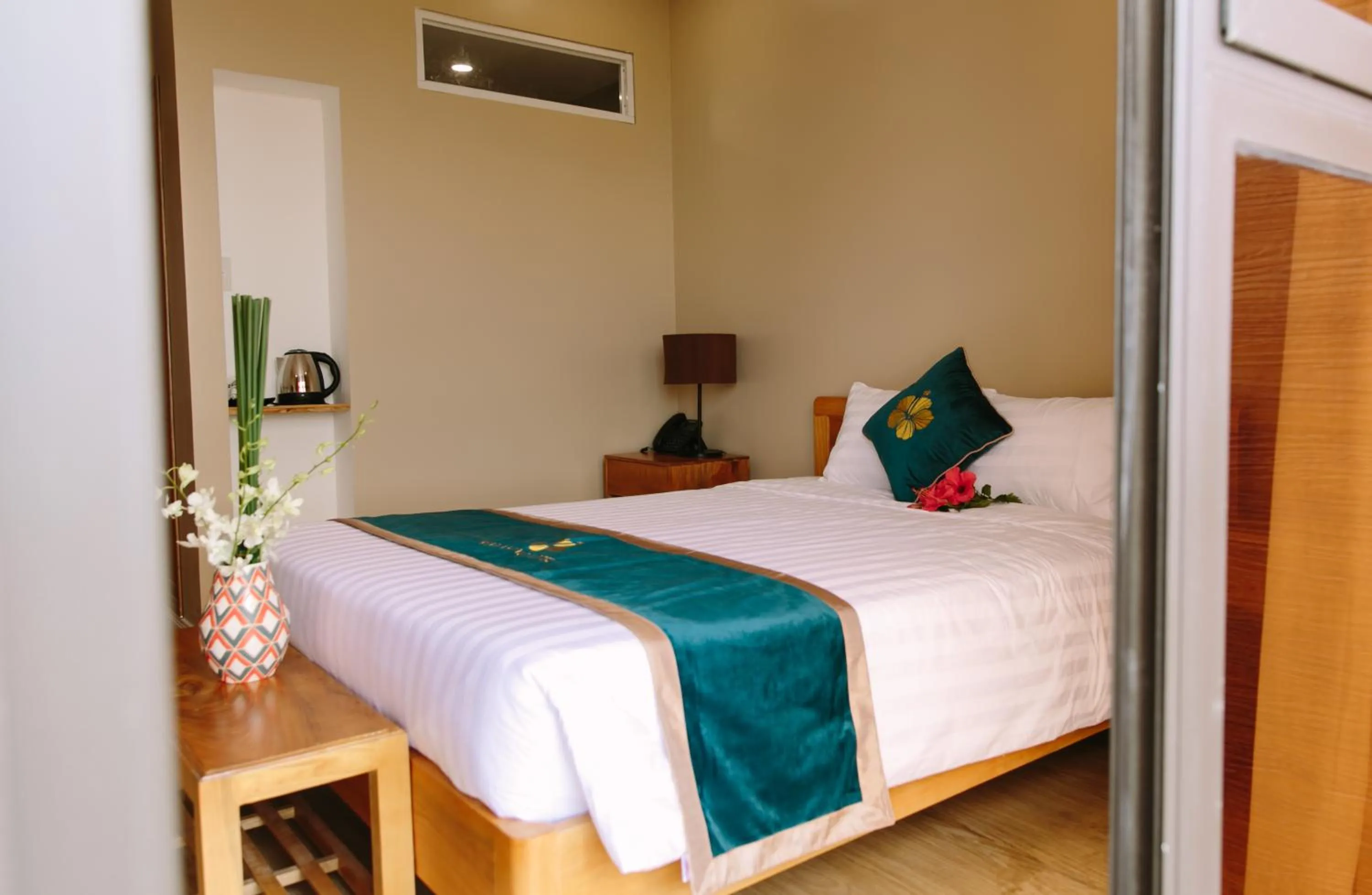 Bed in Minh Nhung Hotel