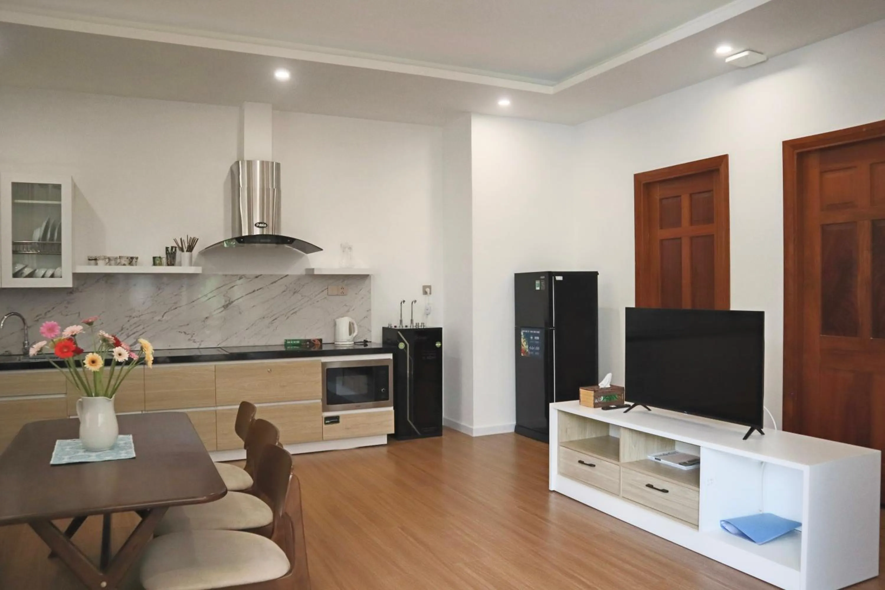 Living room in Hoang Loc Villa