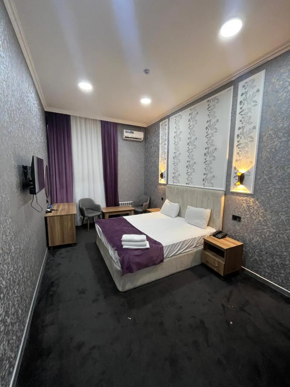 Bed in Will Hotel Baku