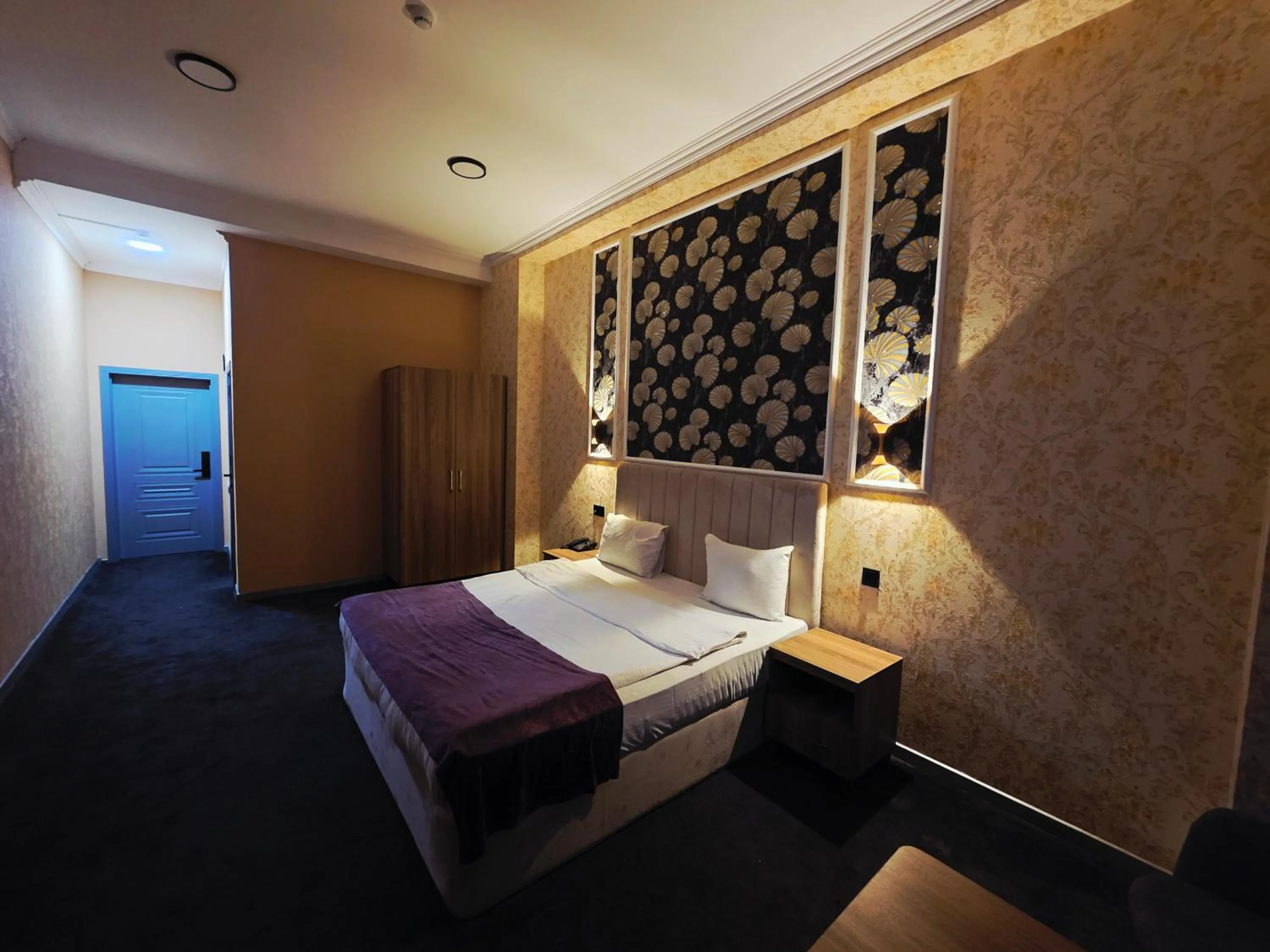 Bed in Will Hotel Baku