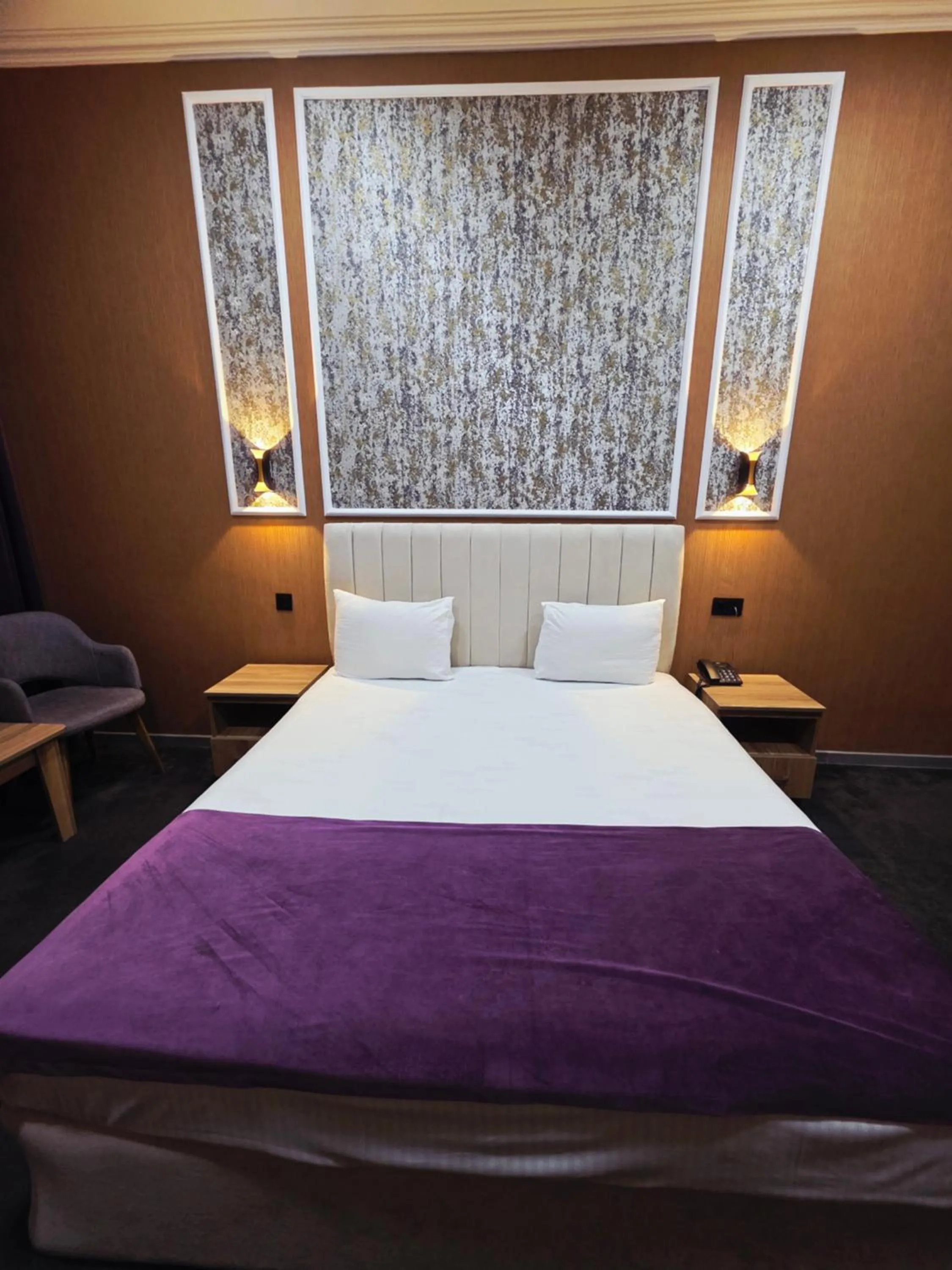 Bed in Will Hotel Baku