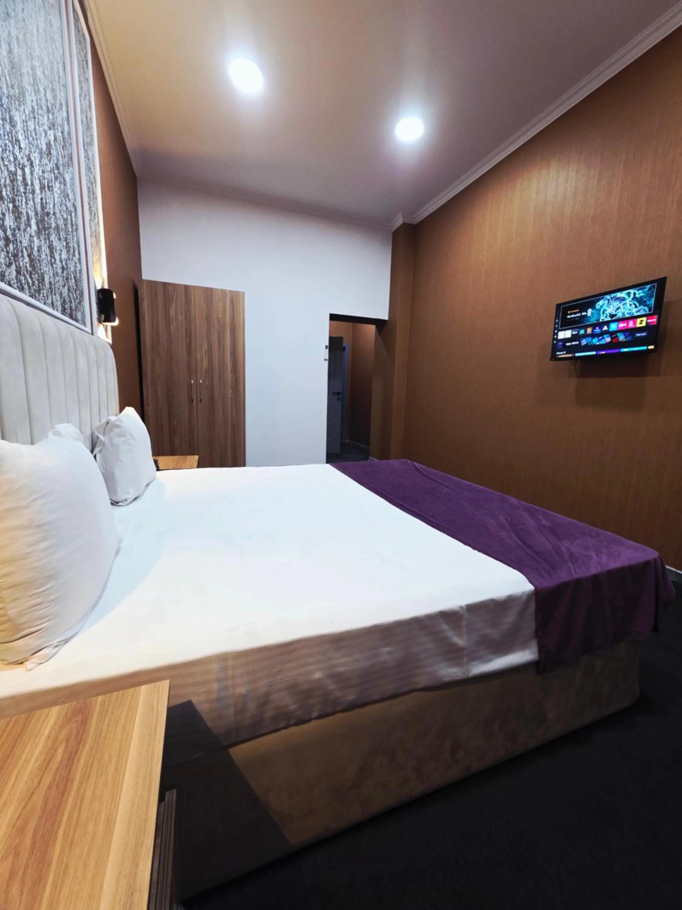 Bed in Will Hotel Baku