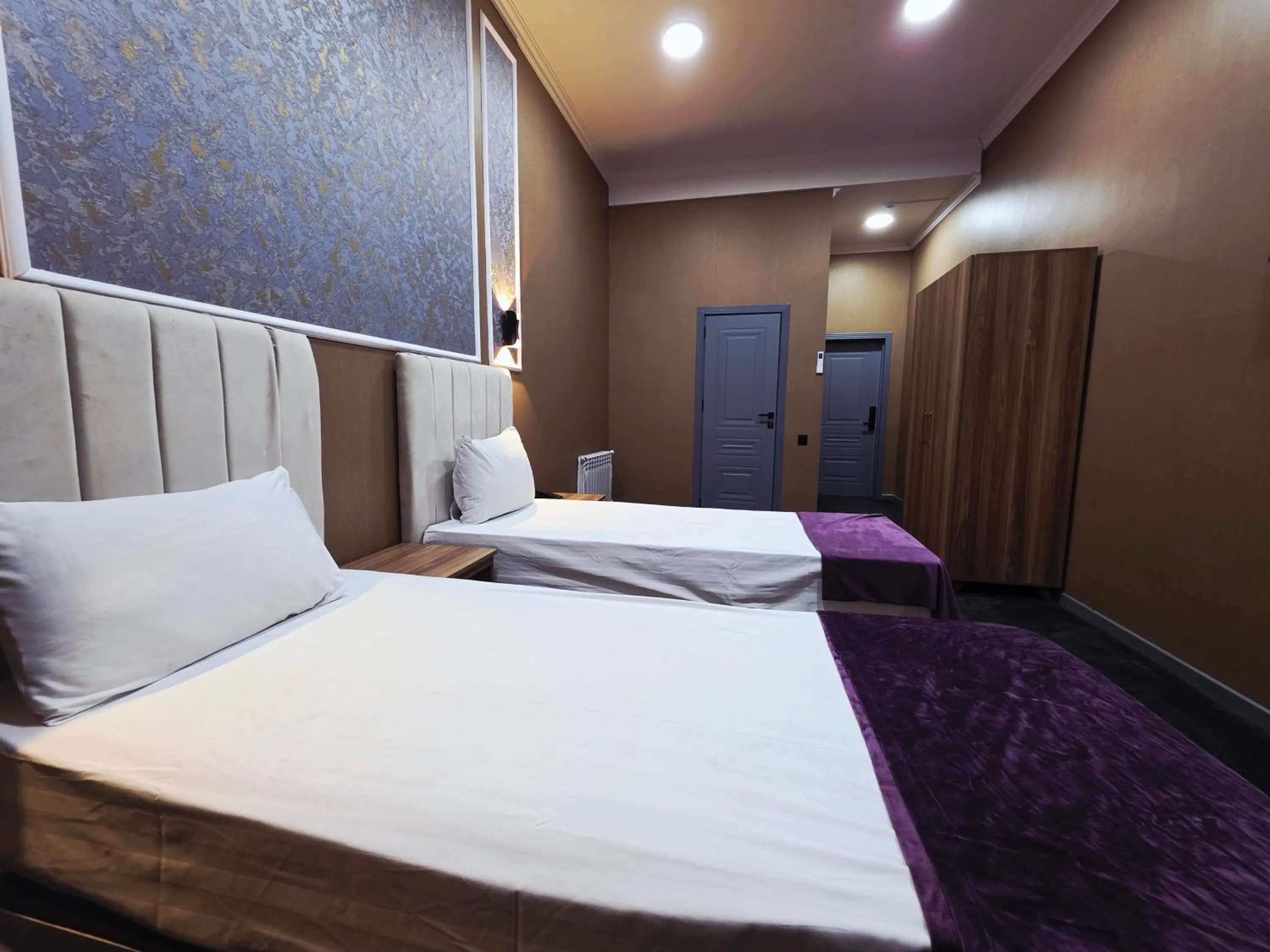 Bed in Will Hotel Baku