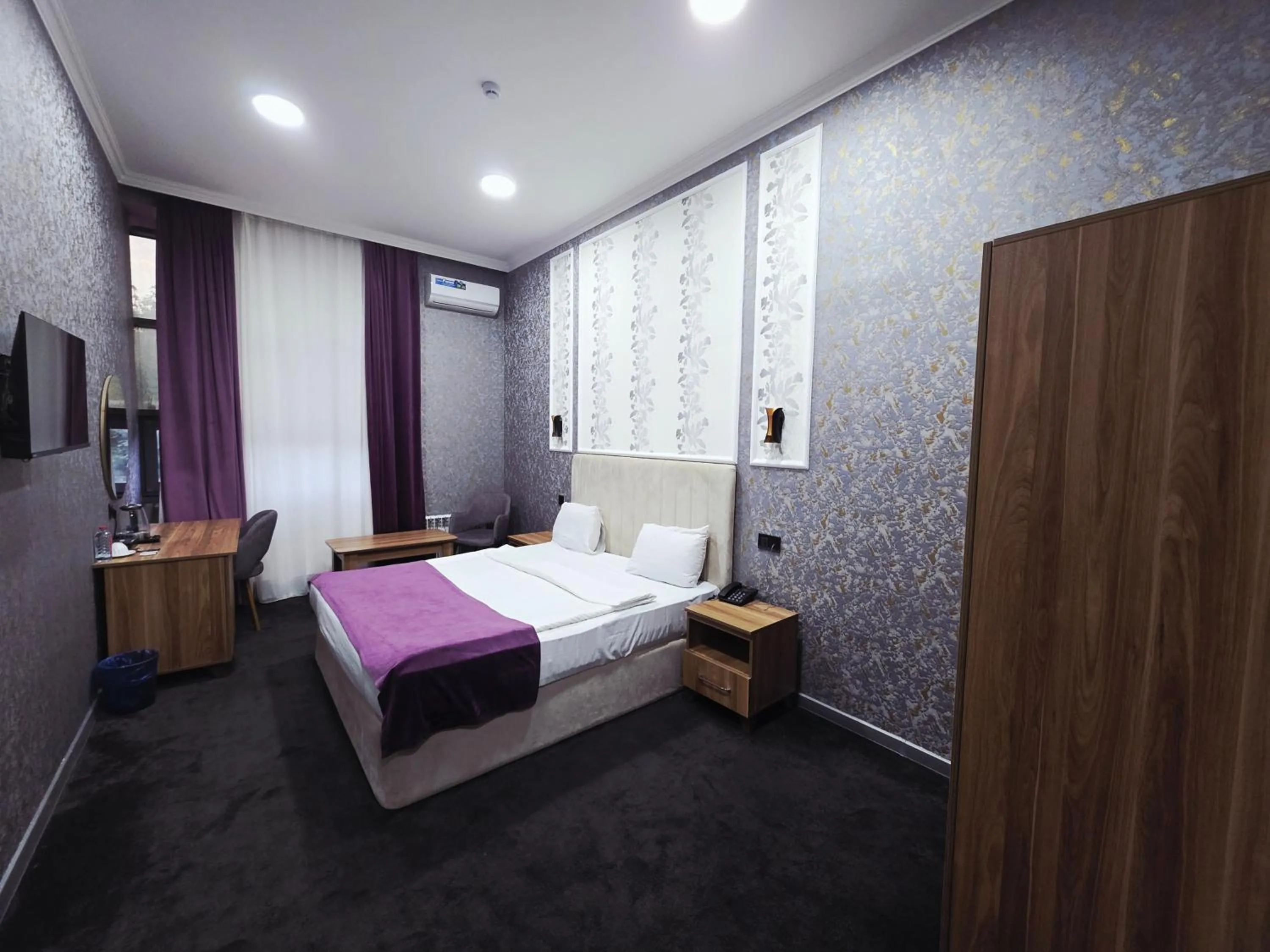 Bed in Will Hotel Baku