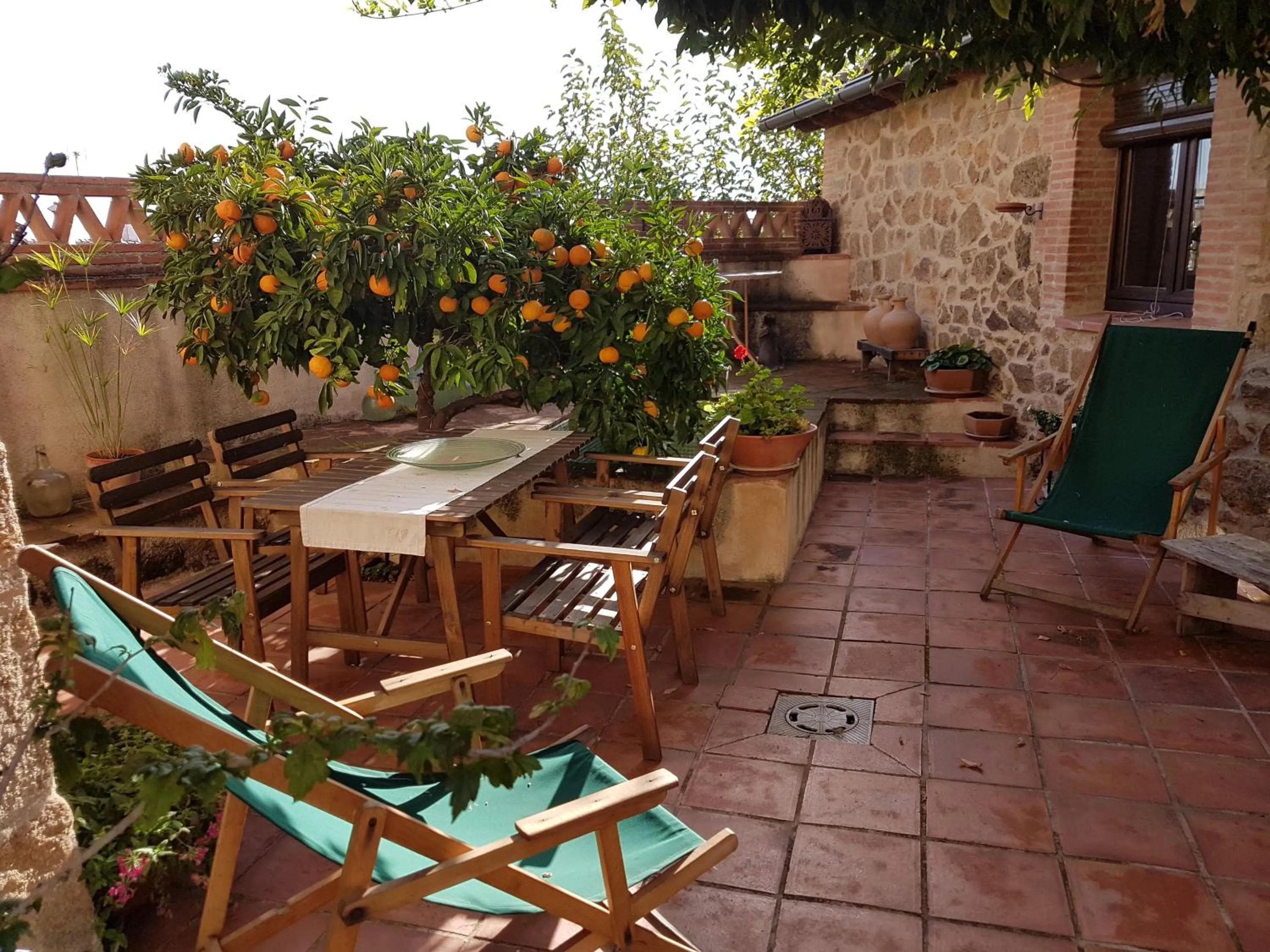 Patio in El Atalanto