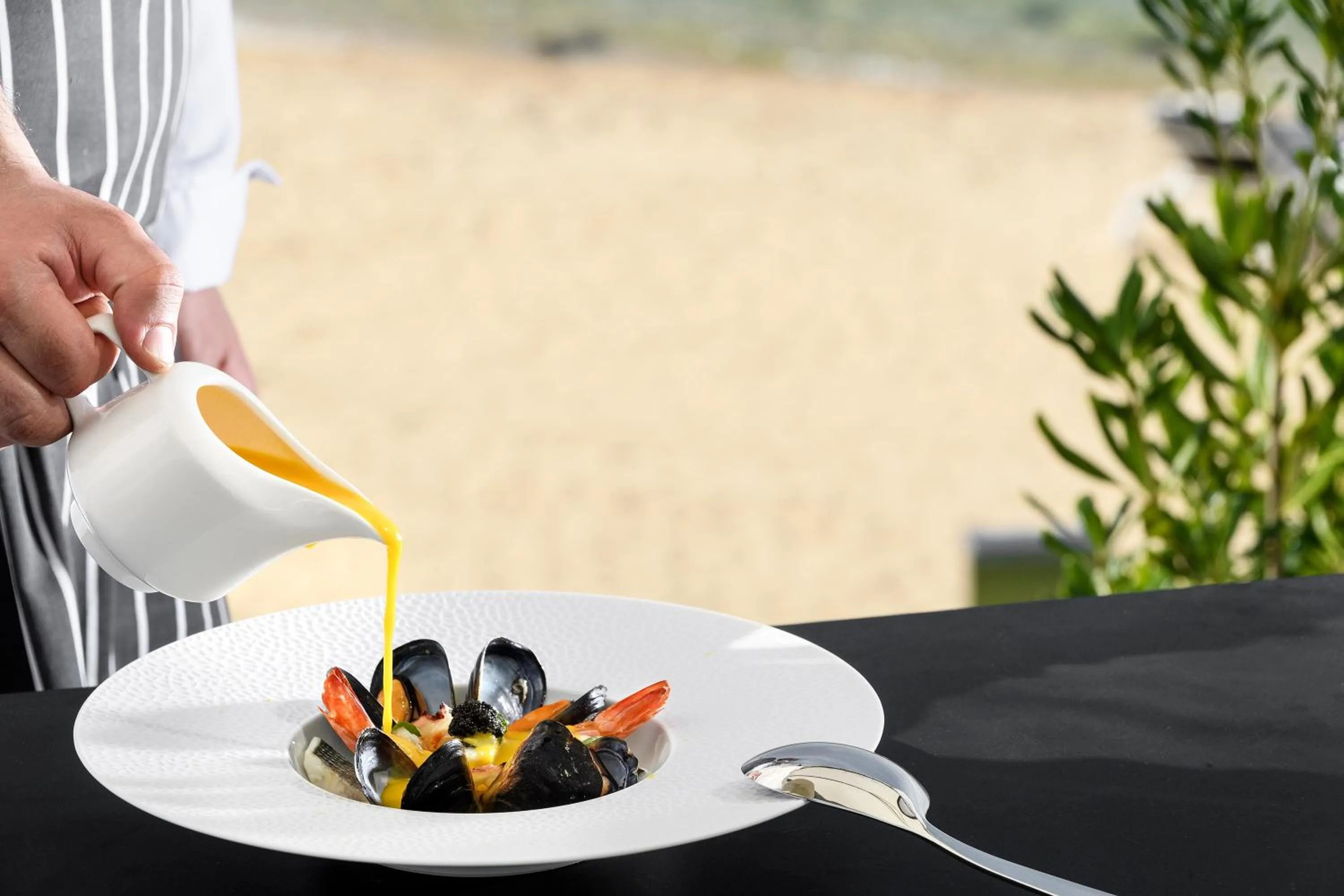 Restaurant/places to eat in Avaton Luxury Beach Resort - Relais & Chateaux