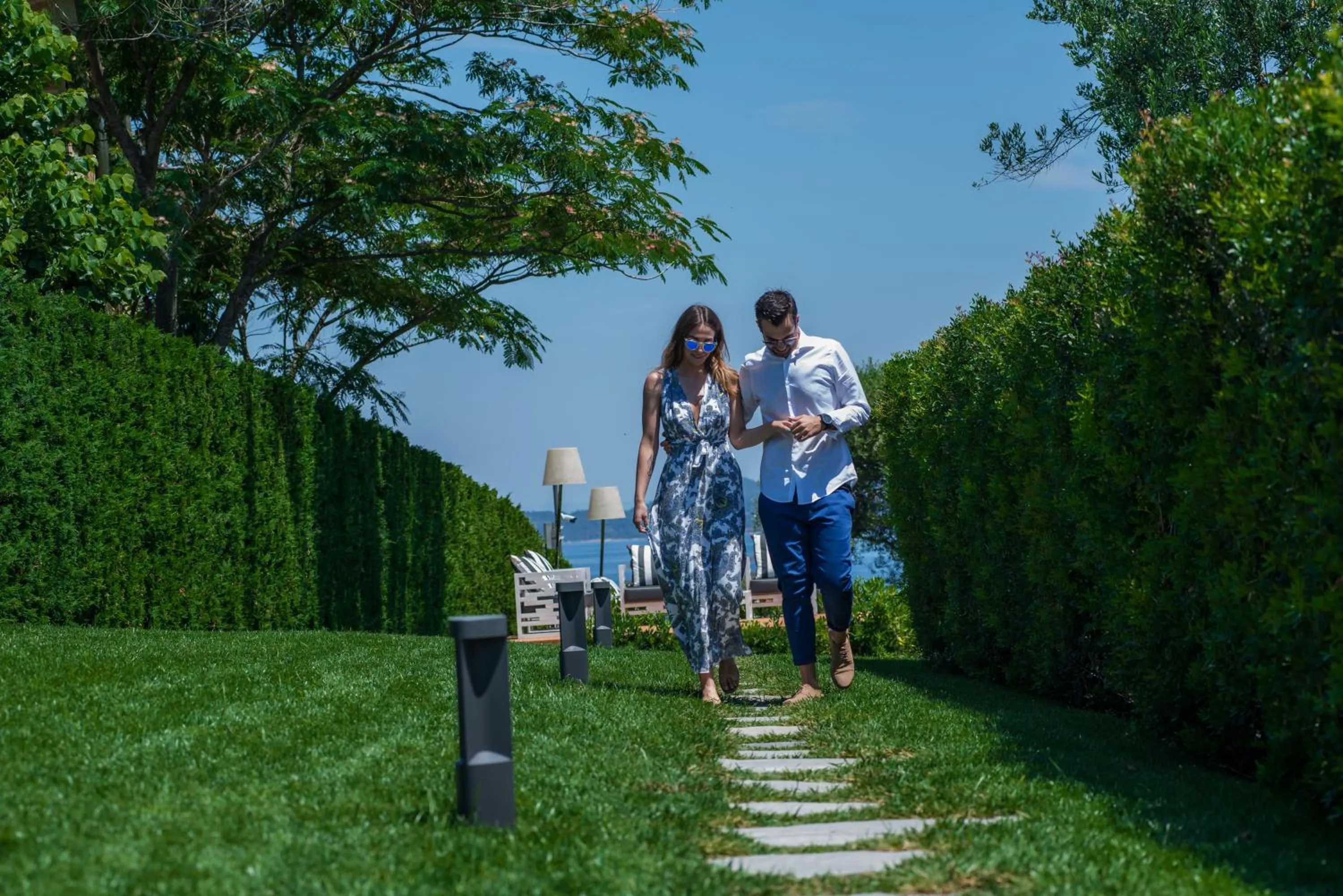 People in Avaton Luxury Beach Resort - Relais & Chateaux