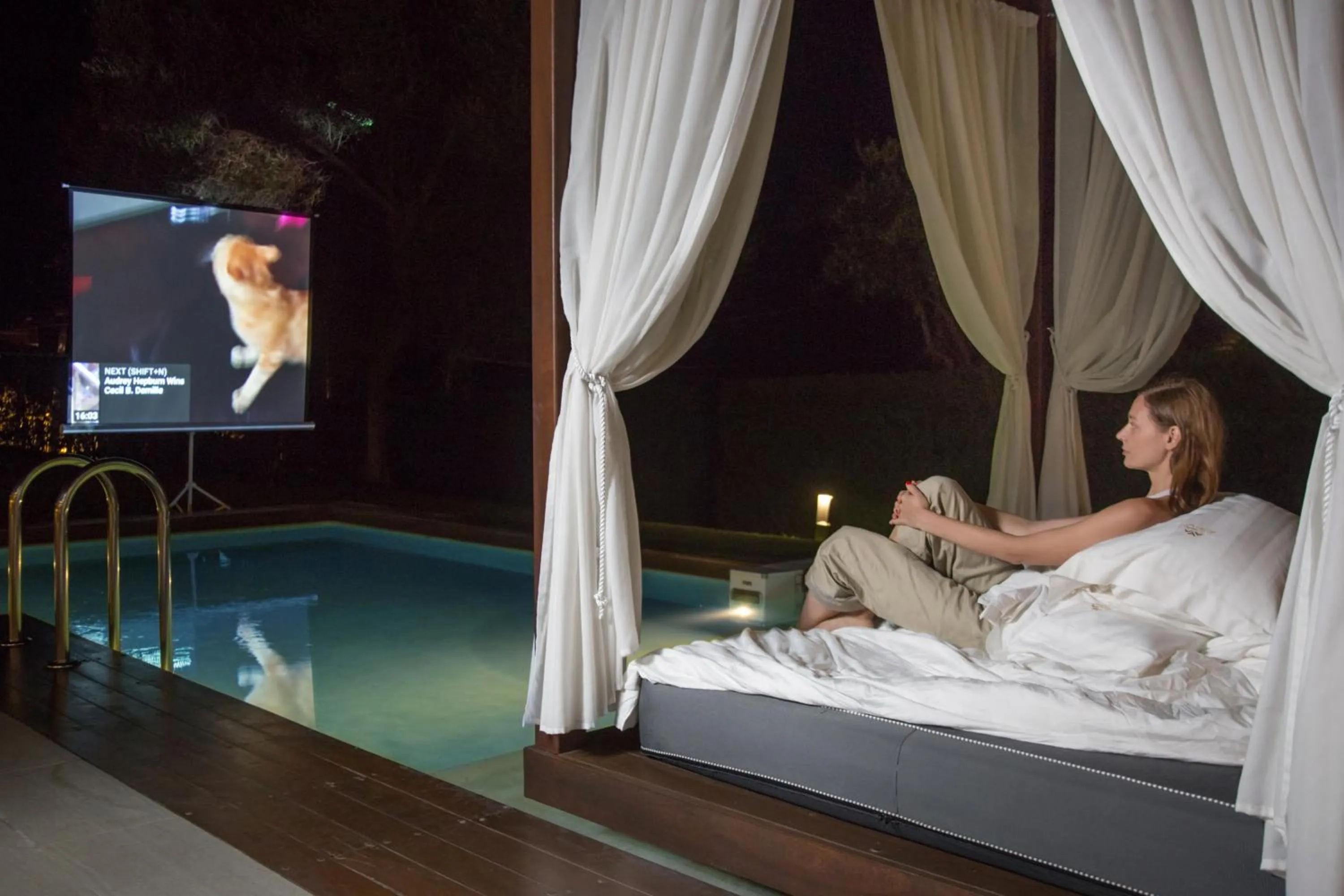 Evening entertainment in Avaton Luxury Beach Resort - Relais & Chateaux