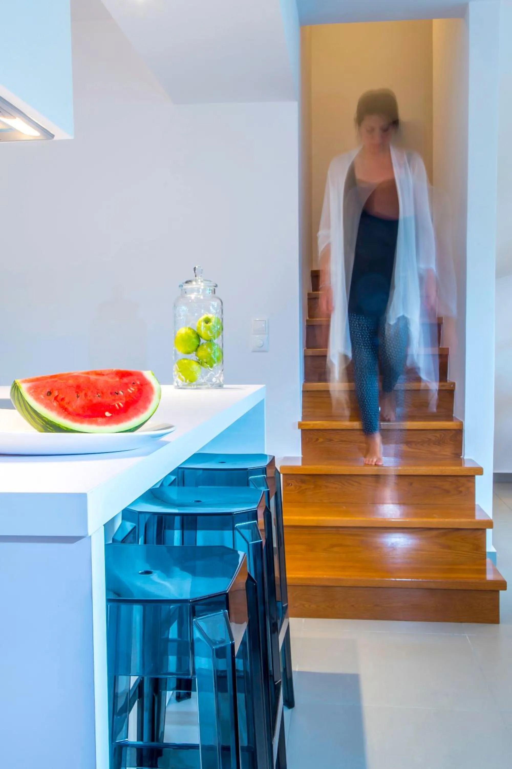 Kitchen or kitchenette in Avaton Luxury Beach Resort - Relais & Chateaux