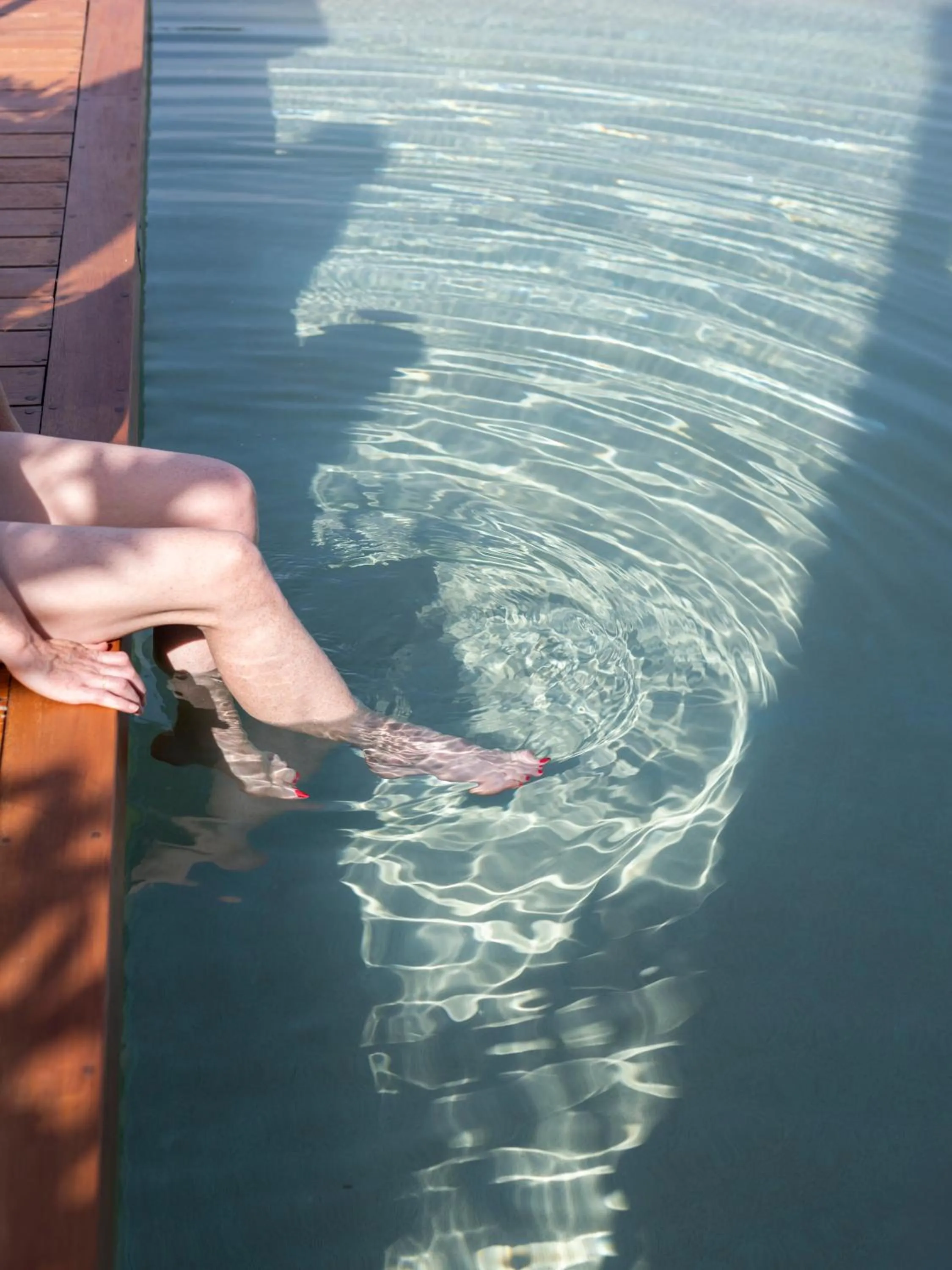 Swimming pool in Avaton Luxury Beach Resort - Relais & Chateaux