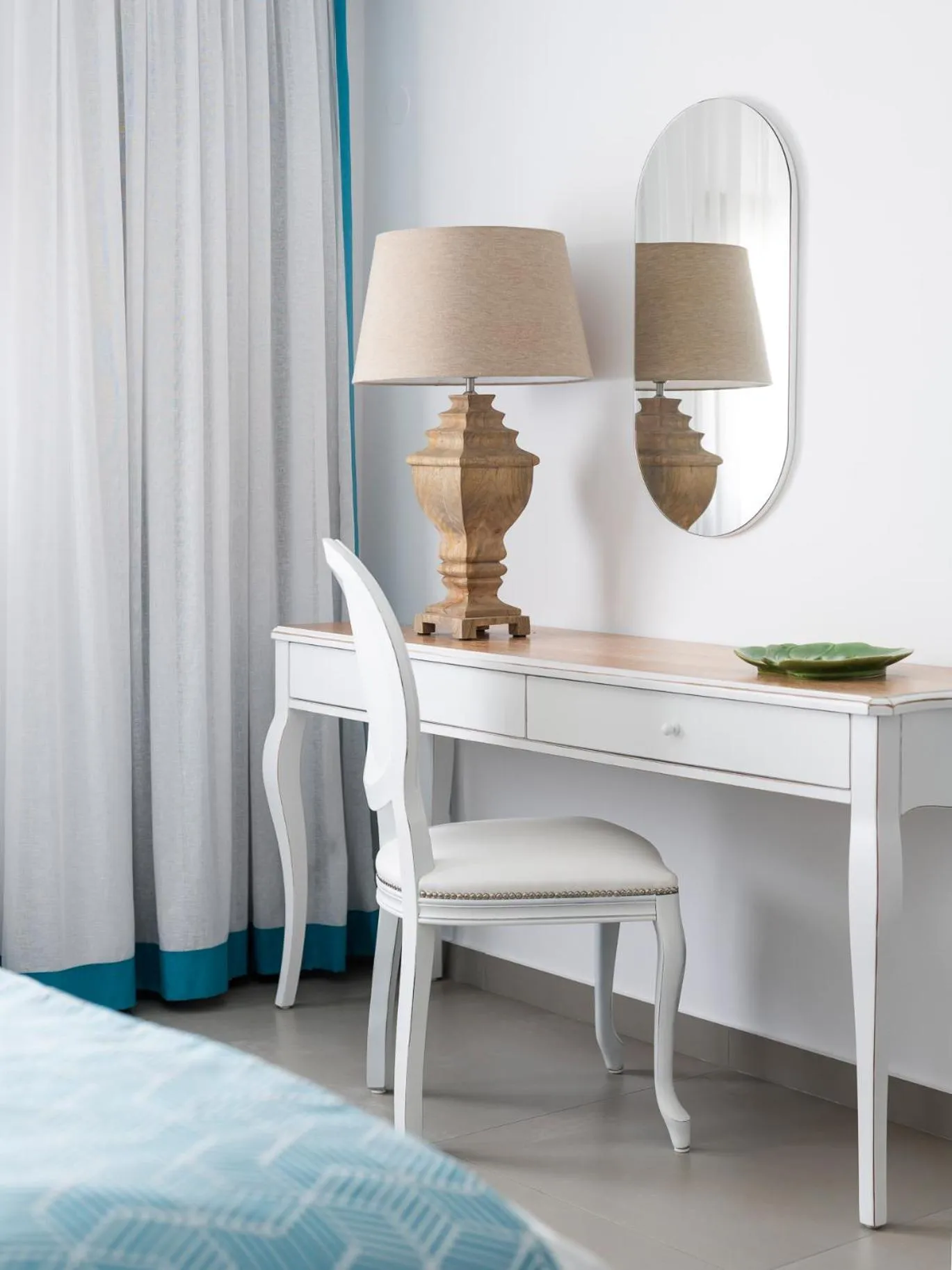 Property building, Bed in Avaton Luxury Beach Resort - Relais & Chateaux