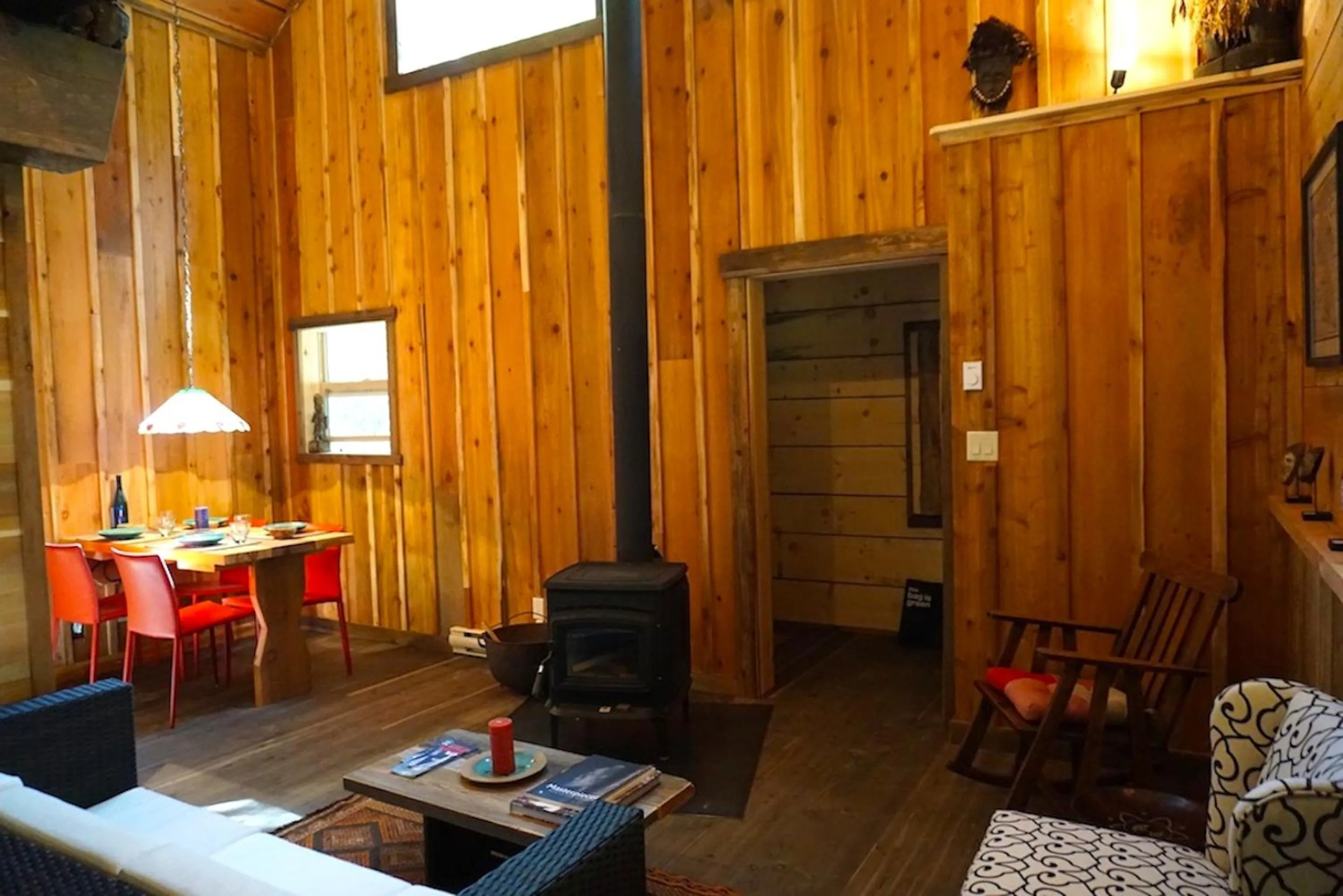 Living room in Logden Lodge