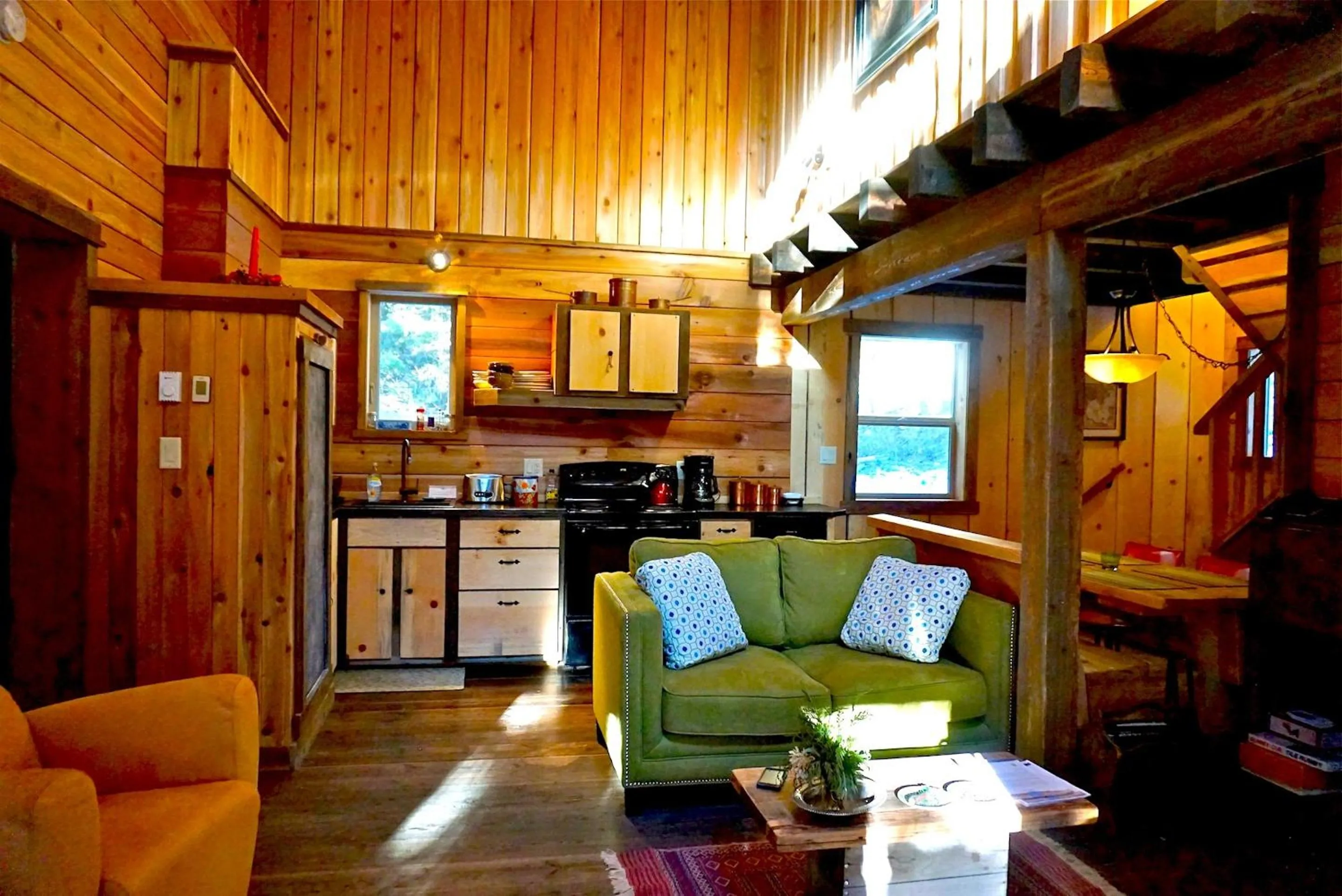 Living room in Logden Lodge