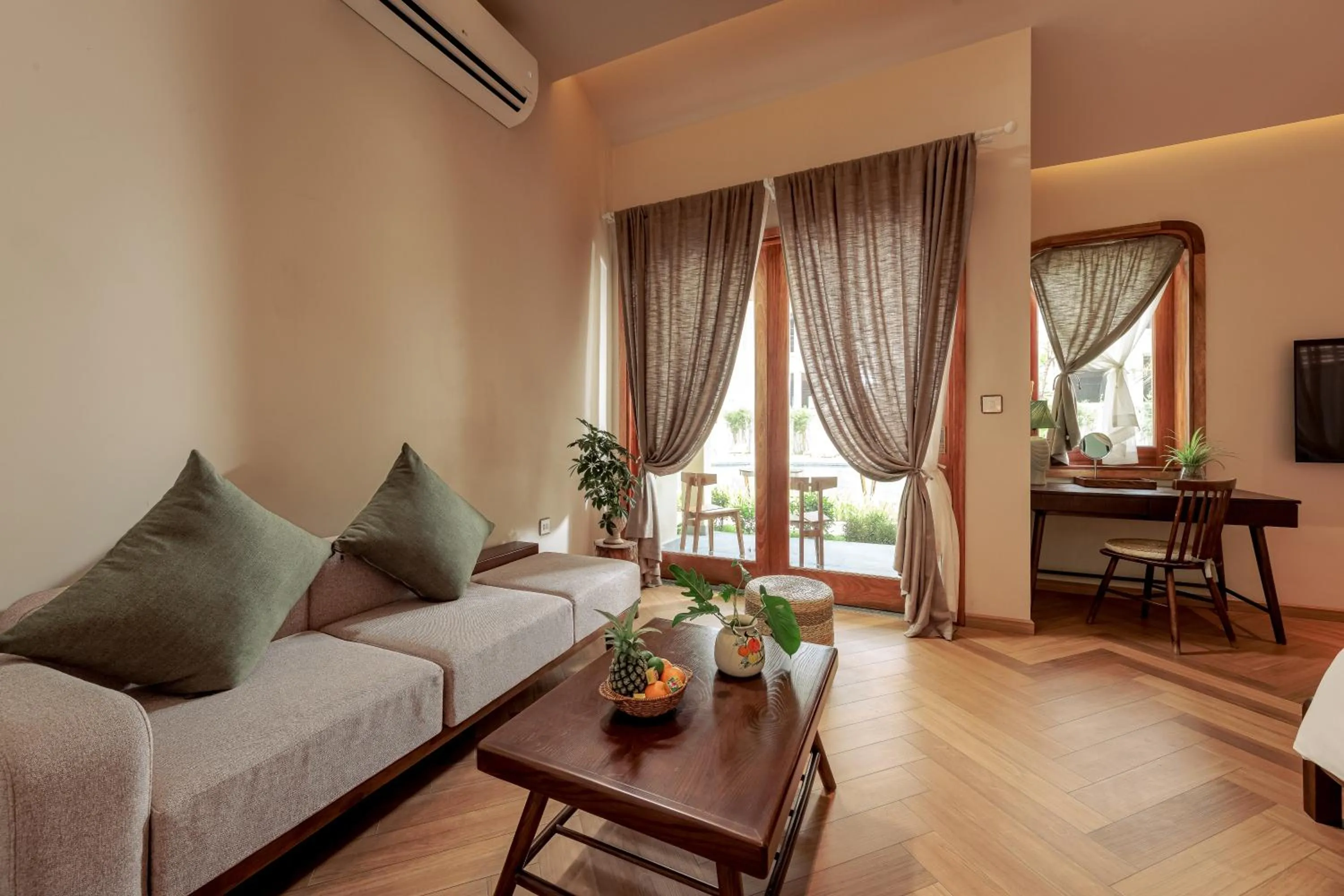 Seating area in La Sen Village