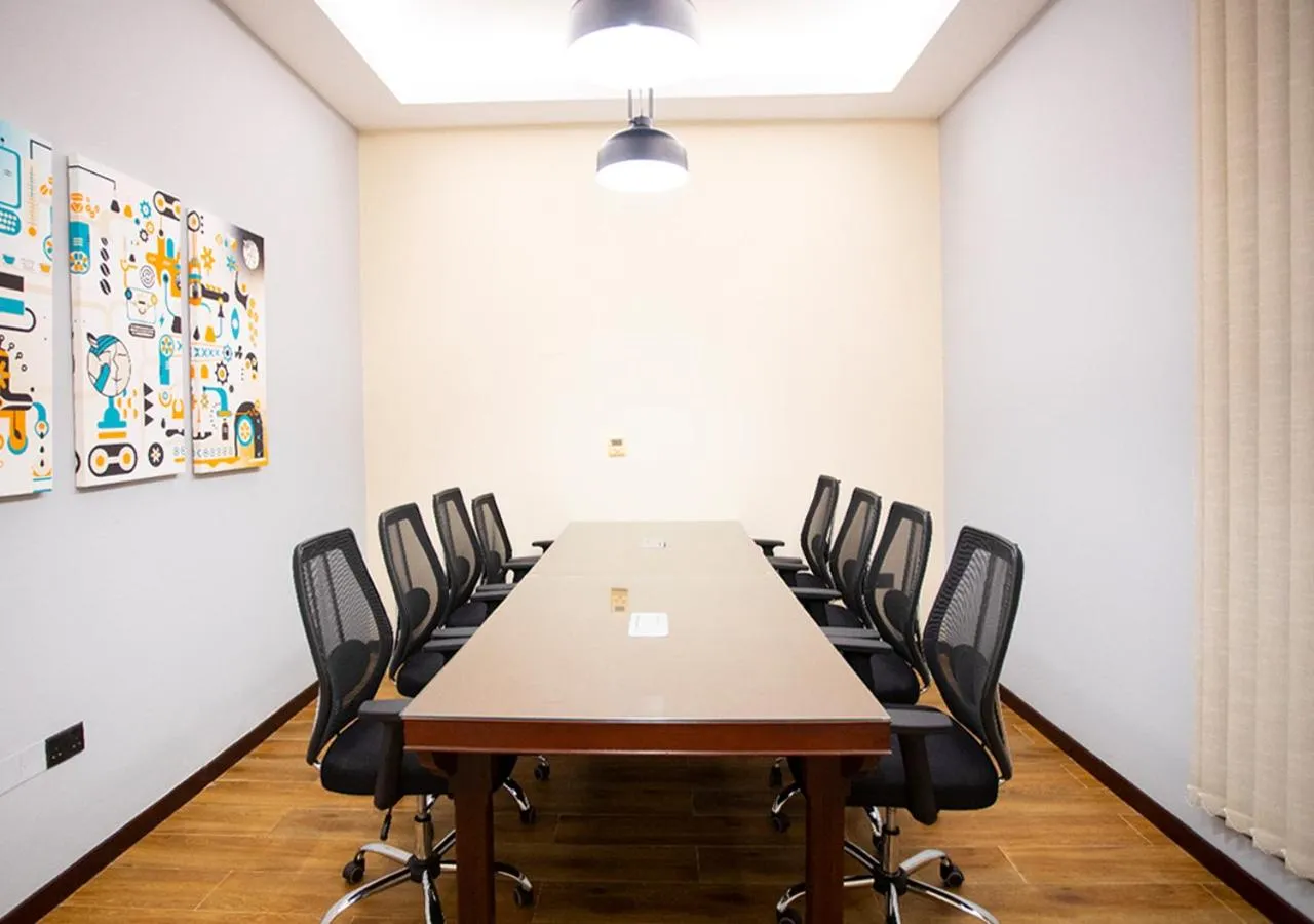Meeting/conference room in Remas Hotel Suites - Al Khoudh, Seeb, Muscat