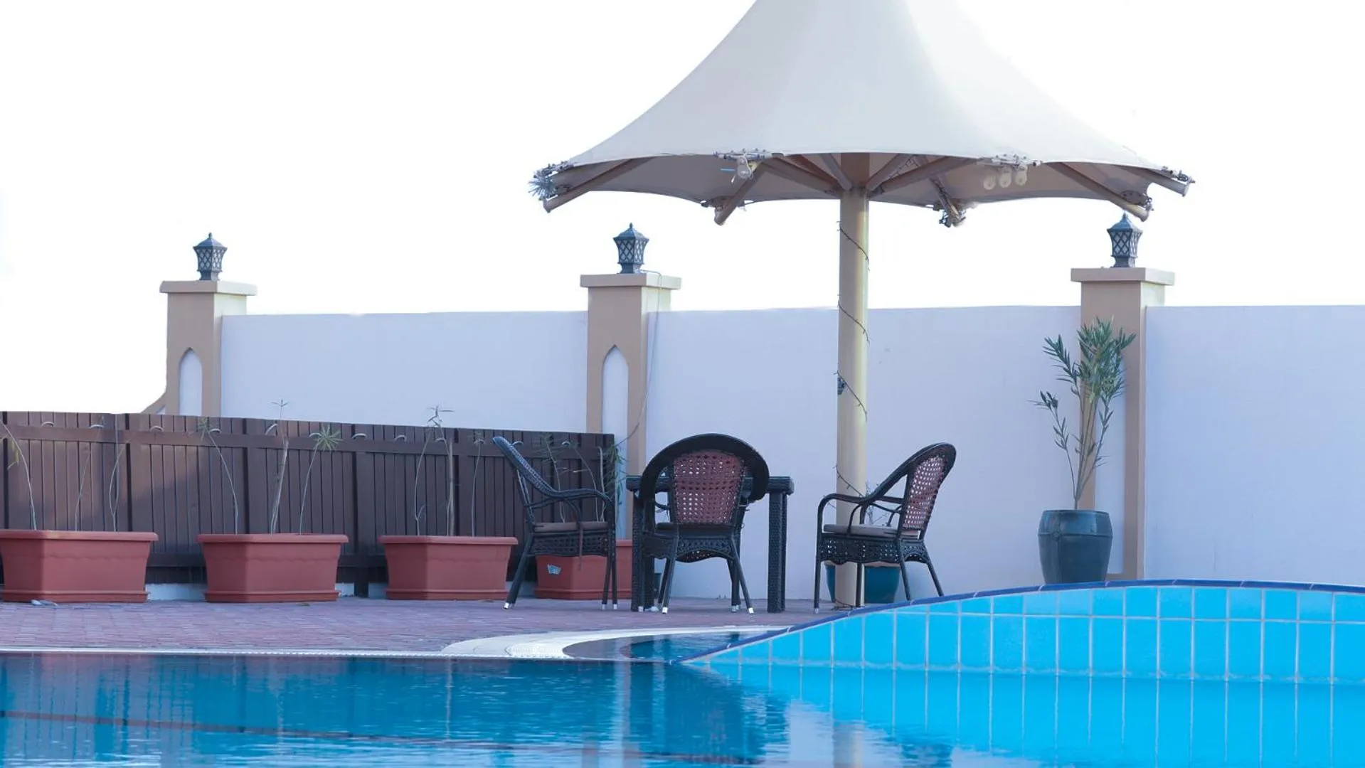 Swimming pool in Remas Hotel Suites - Al Khoudh, Seeb, Muscat