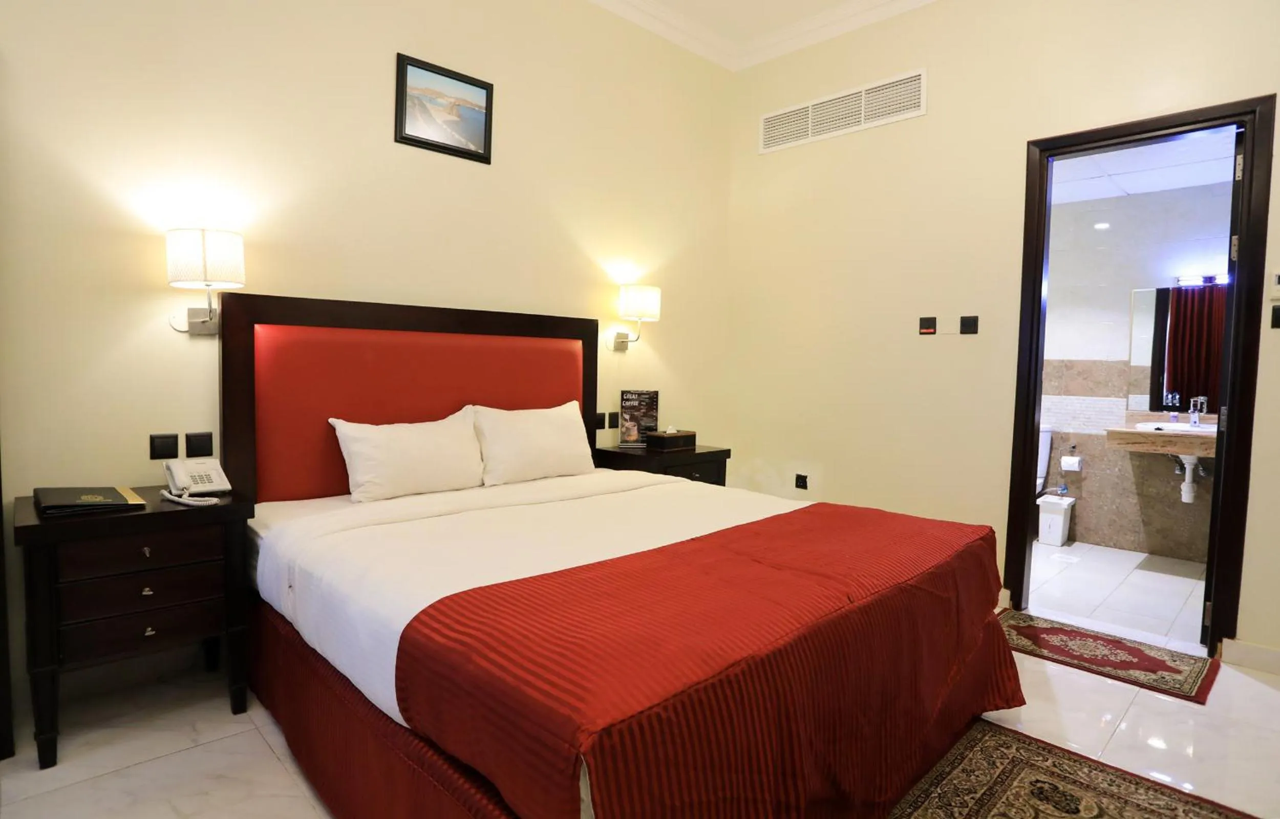Bedroom, Bed in Remas Hotel Suites - Al Khoudh, Seeb, Muscat