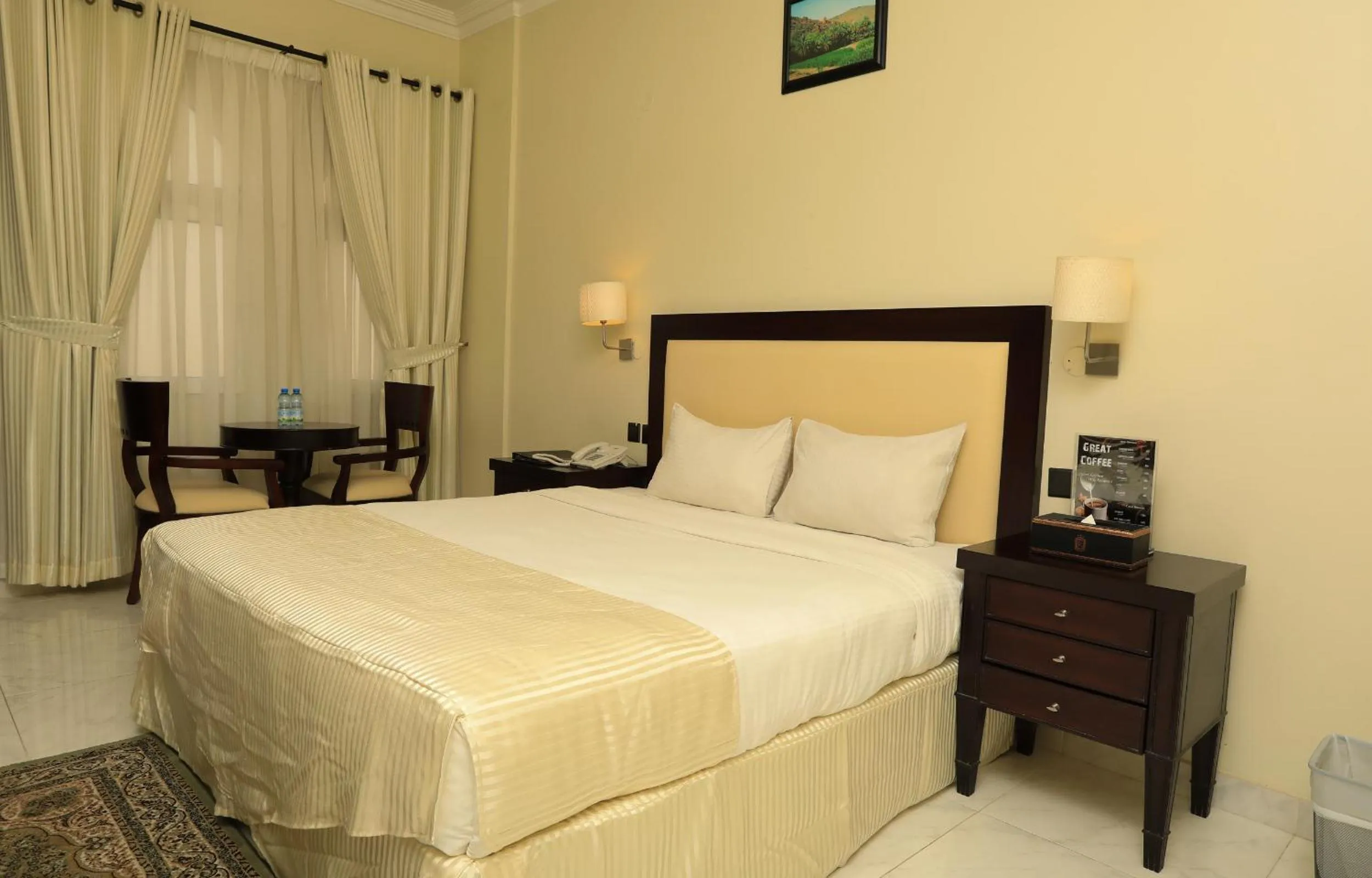 Bedroom, Bed in Remas Hotel Suites - Al Khoudh, Seeb, Muscat