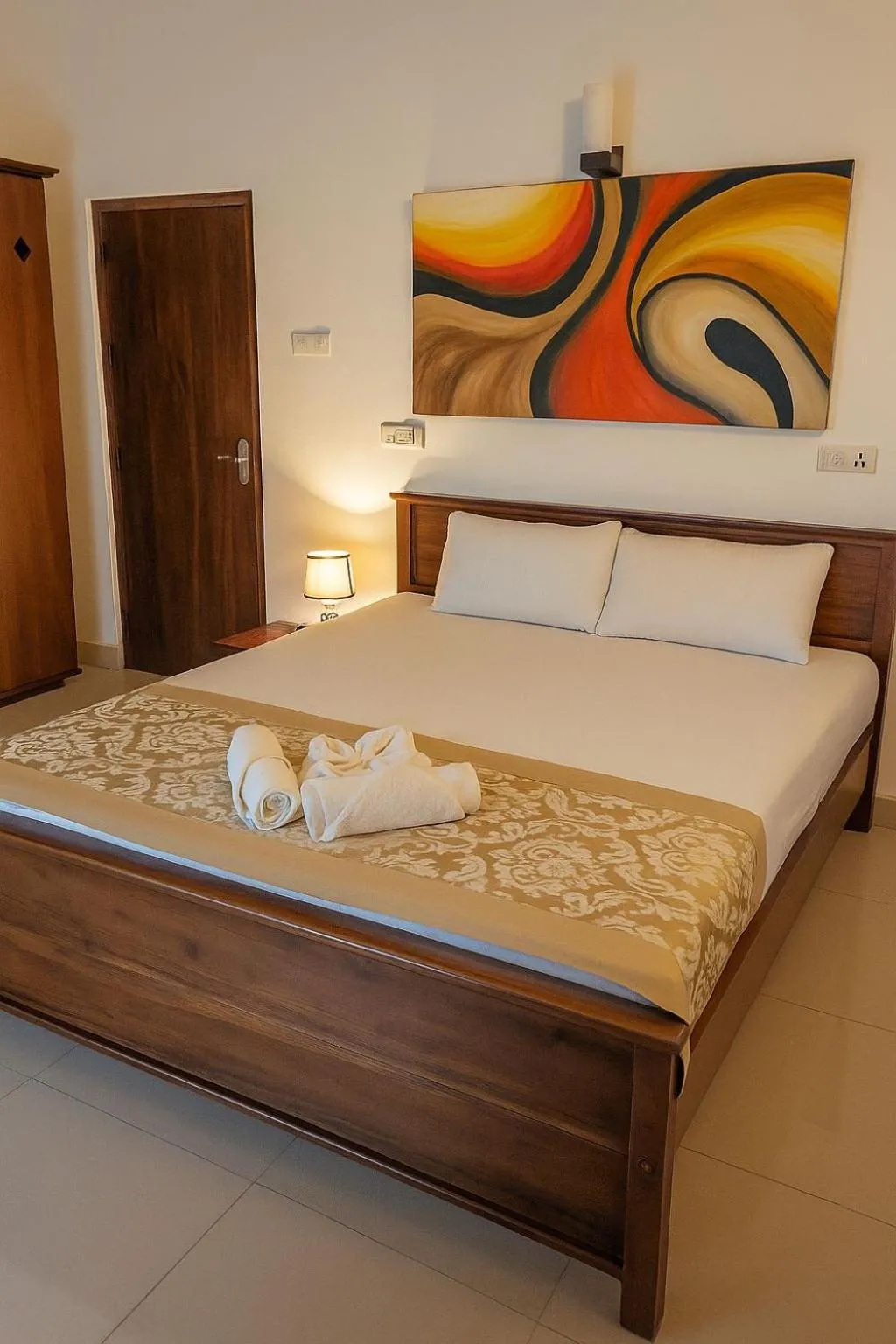 Bed in Ranaya Residence Kandy