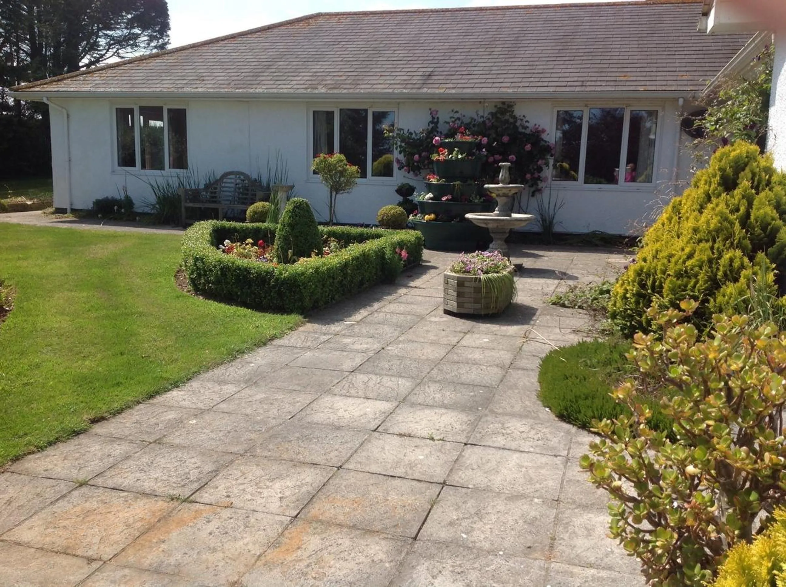 Patio in Estuary View Farm