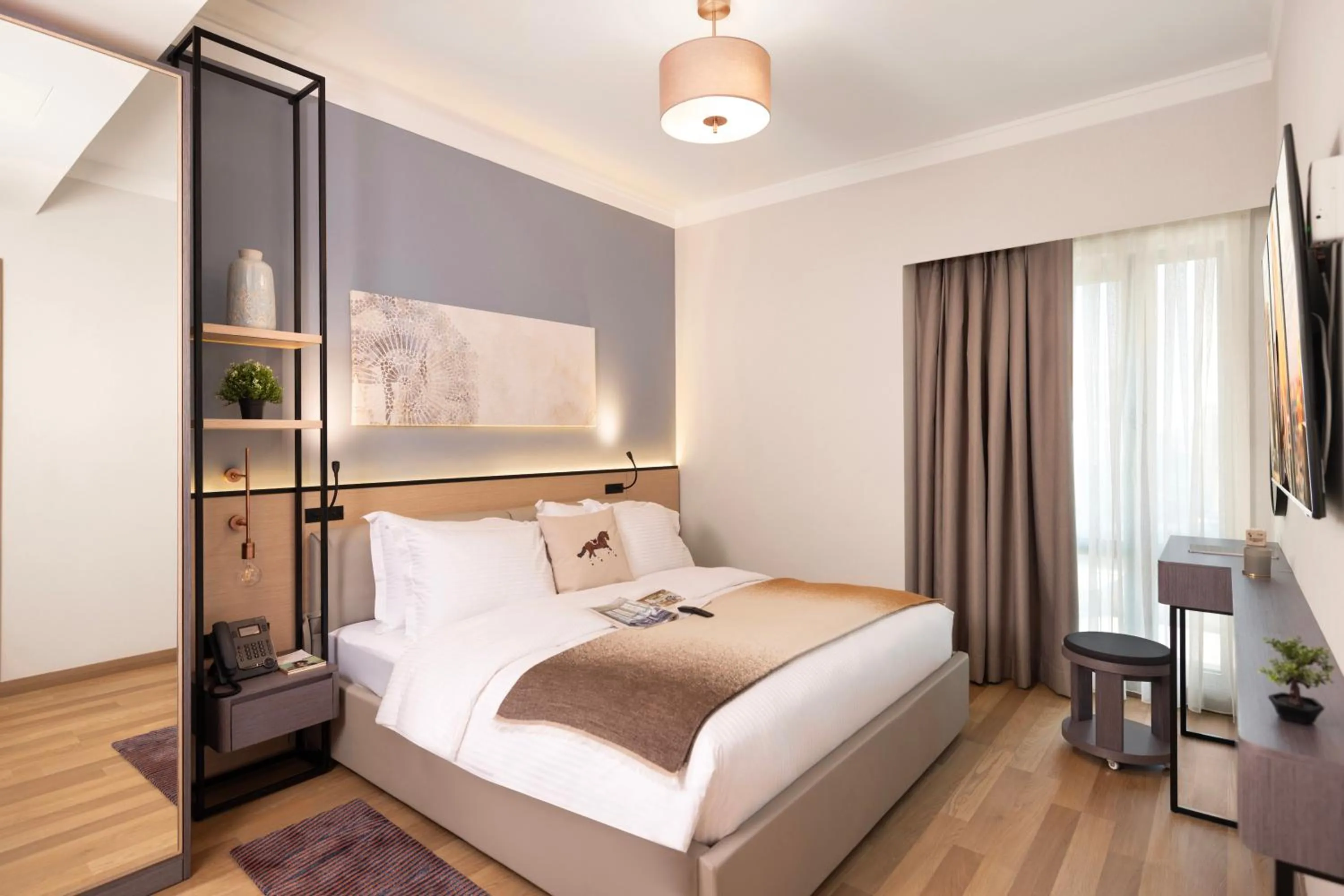 Bed in Citadines Maslak Istanbul