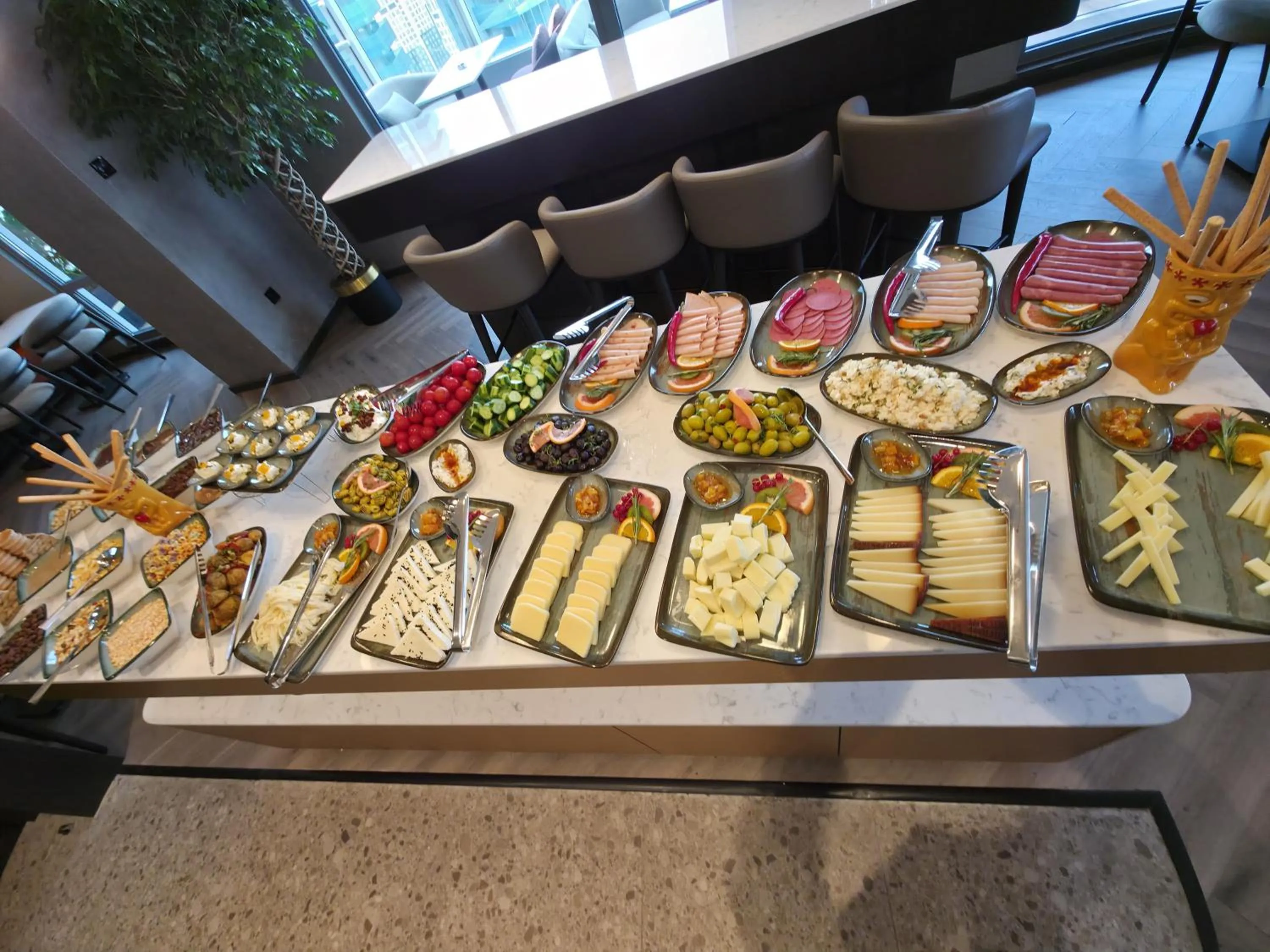 Breakfast in Citadines Maslak Istanbul