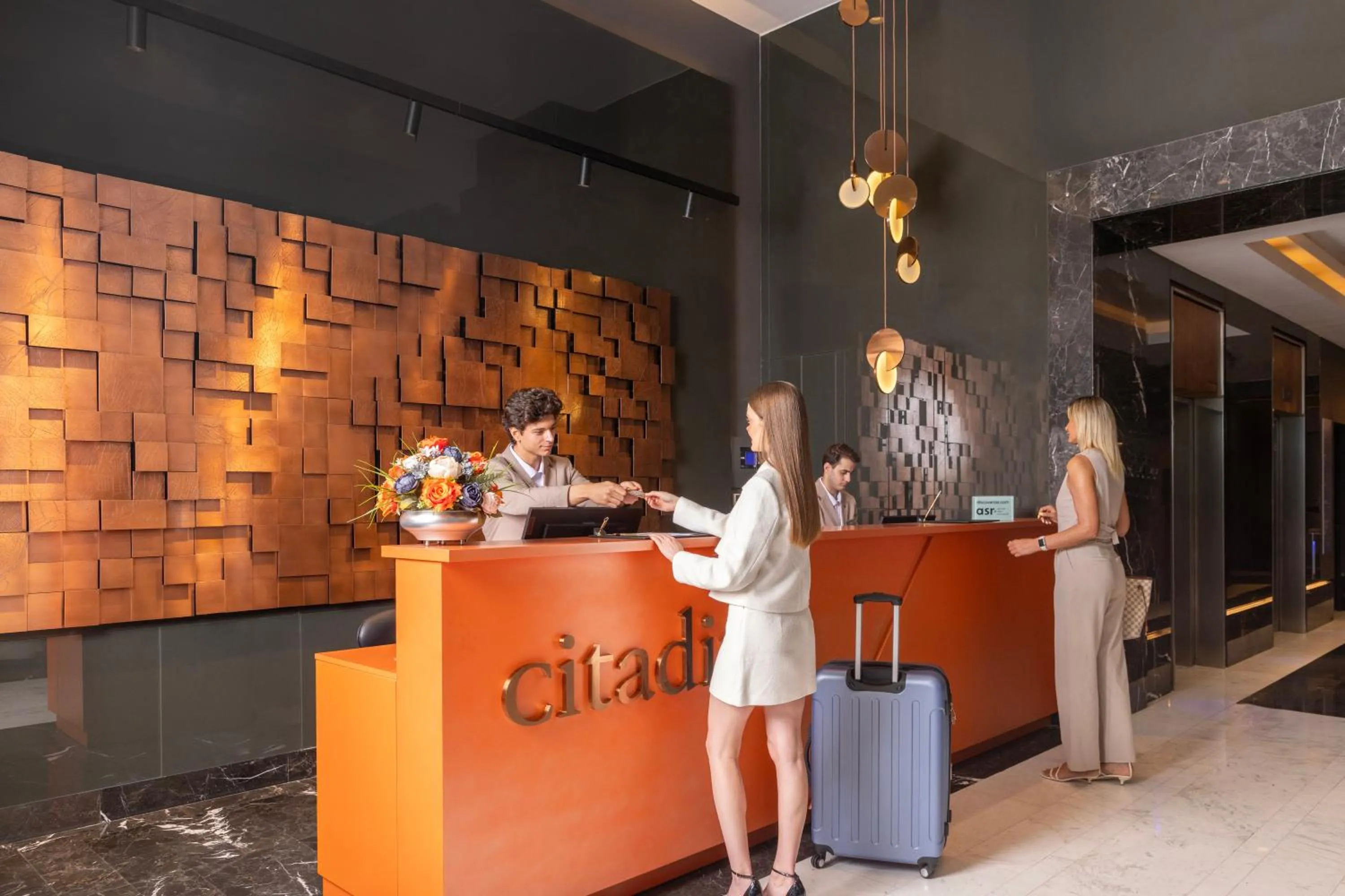 Lobby or reception in Citadines Maslak Istanbul