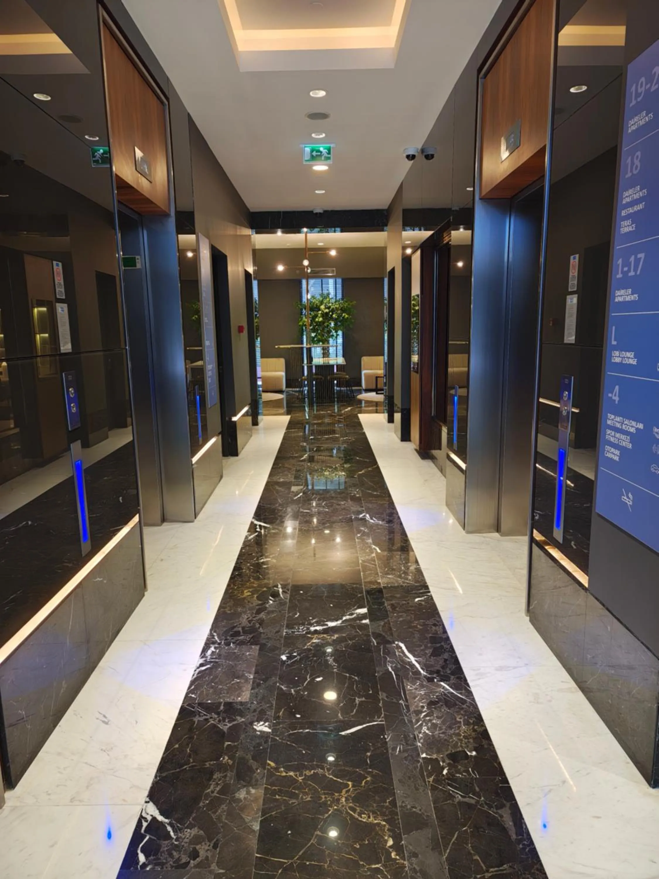 elevator in Citadines Maslak Istanbul