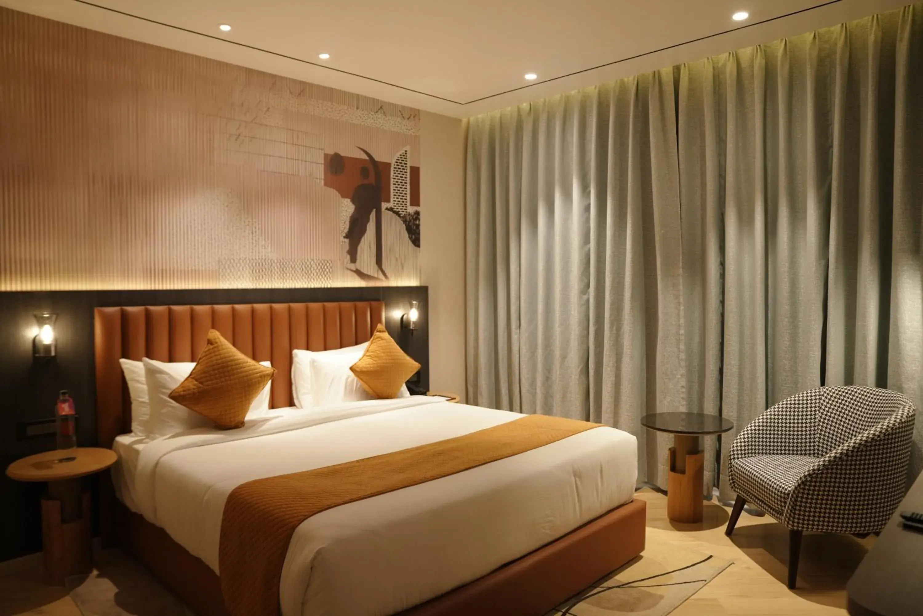 Bedroom, Bed in Ramada Encore by Wyndham Chandigarh Zirakpur Bedroom, Bed in Ramada Encore by Wyndham Chandigarh Zirakpur