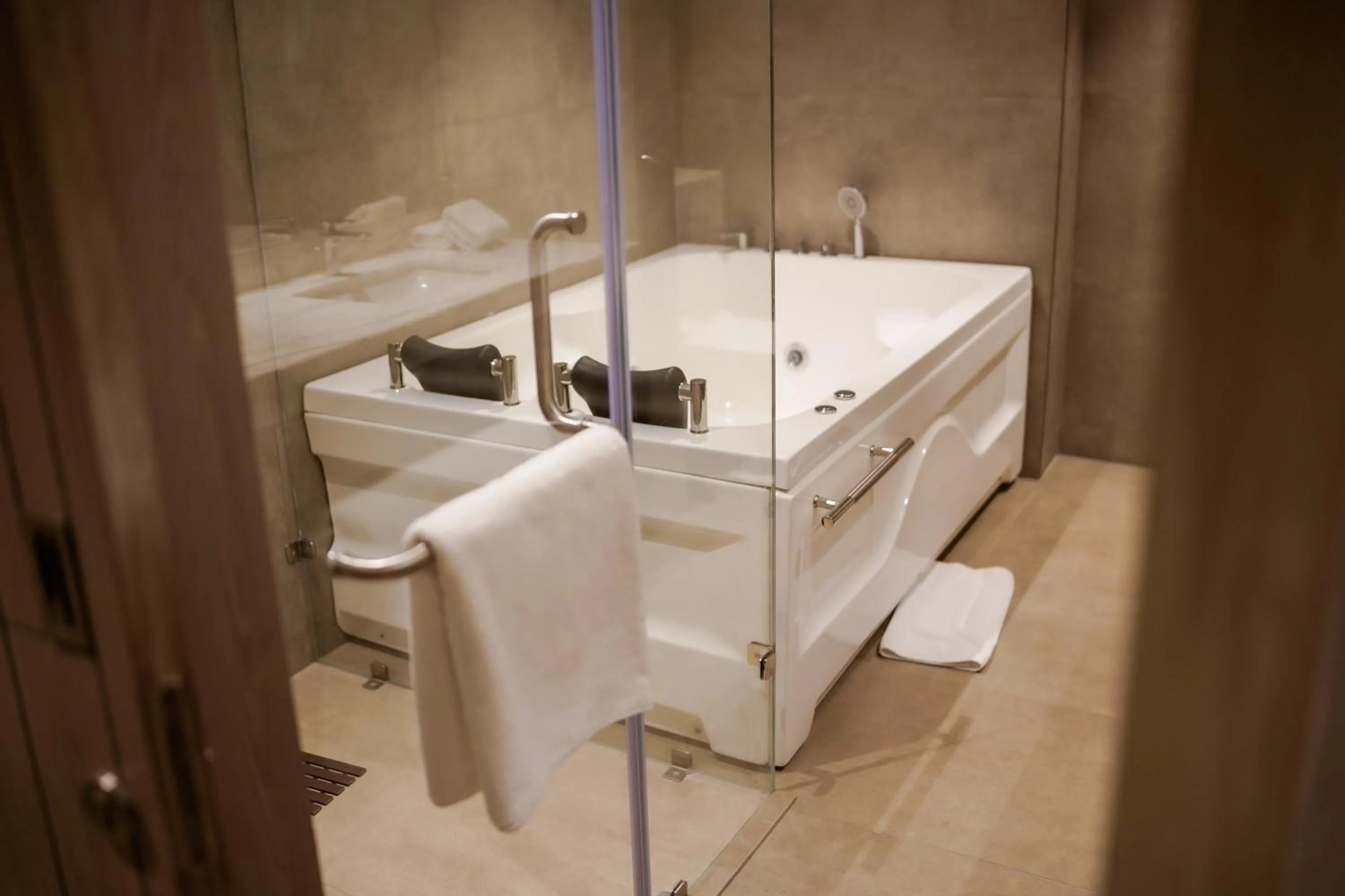 Bathroom in Ramada Encore by Wyndham Chandigarh Zirakpur