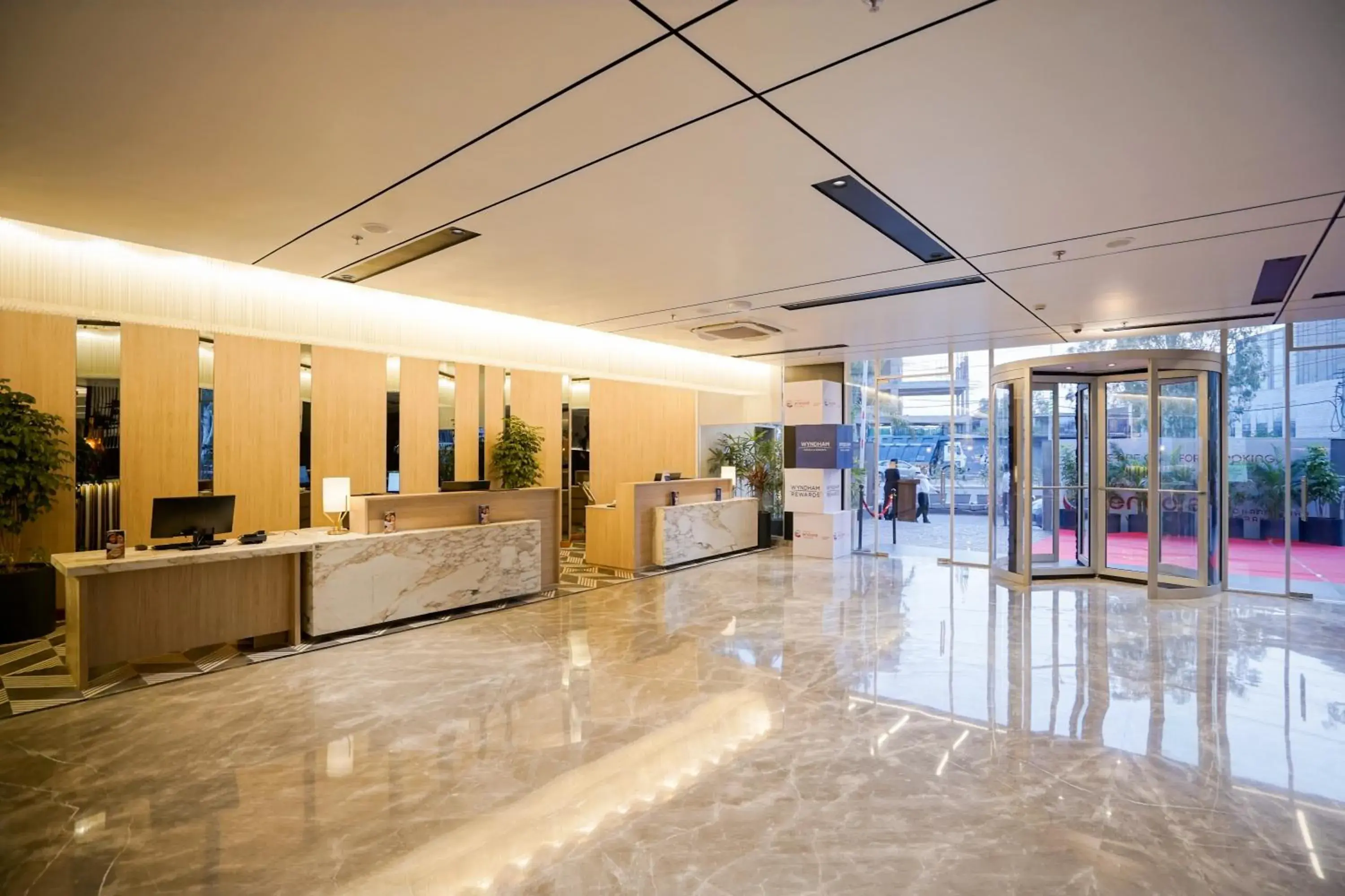 Lobby or reception in Ramada Encore by Wyndham Chandigarh Zirakpur Lobby or reception in Ramada Encore by Wyndham Chandigarh Zirakpur
