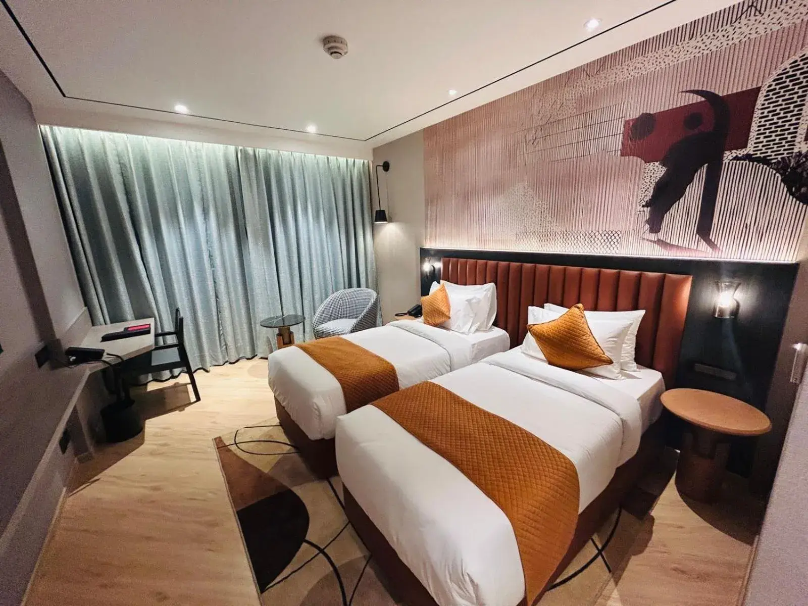 Bedroom, Bed in Ramada Encore by Wyndham Chandigarh Zirakpur Bedroom, Bed in Ramada Encore by Wyndham Chandigarh Zirakpur