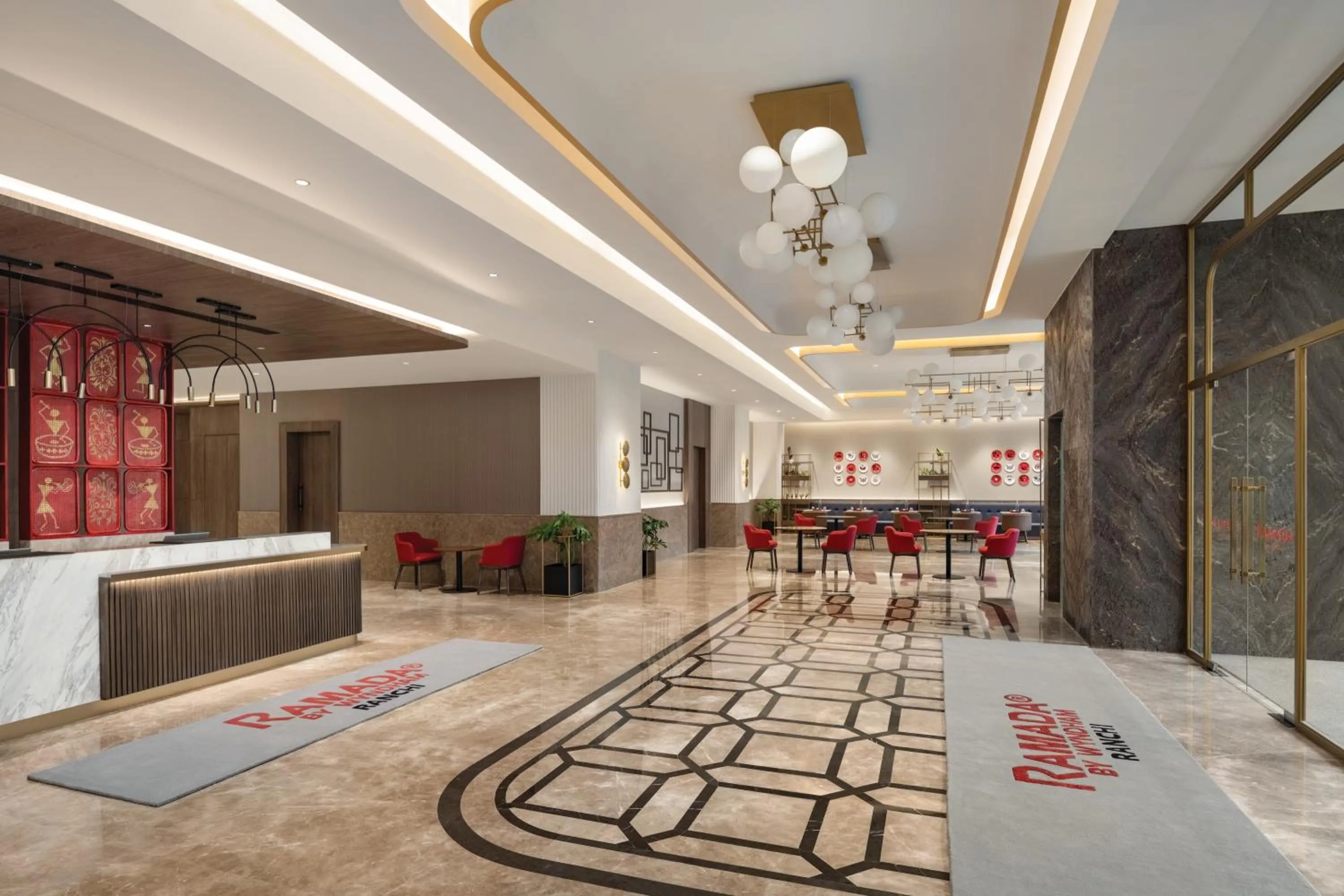 Lobby or reception in Ramada by Wyndham Ranchi