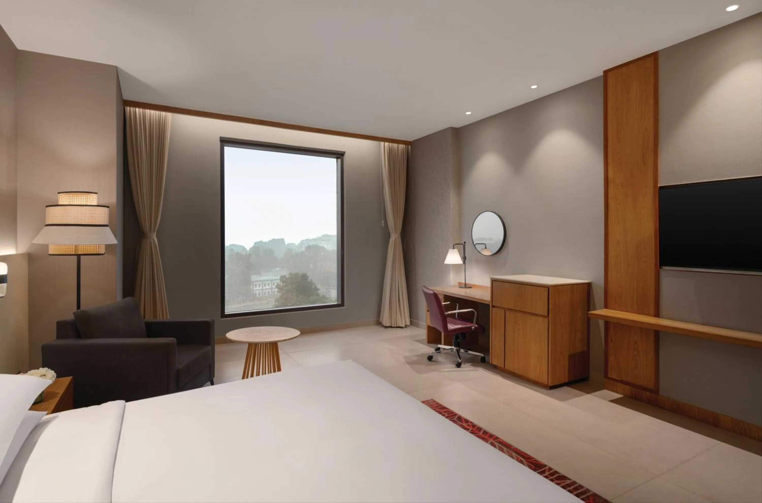 Bedroom, Bed in Ramada by Wyndham Ranchi