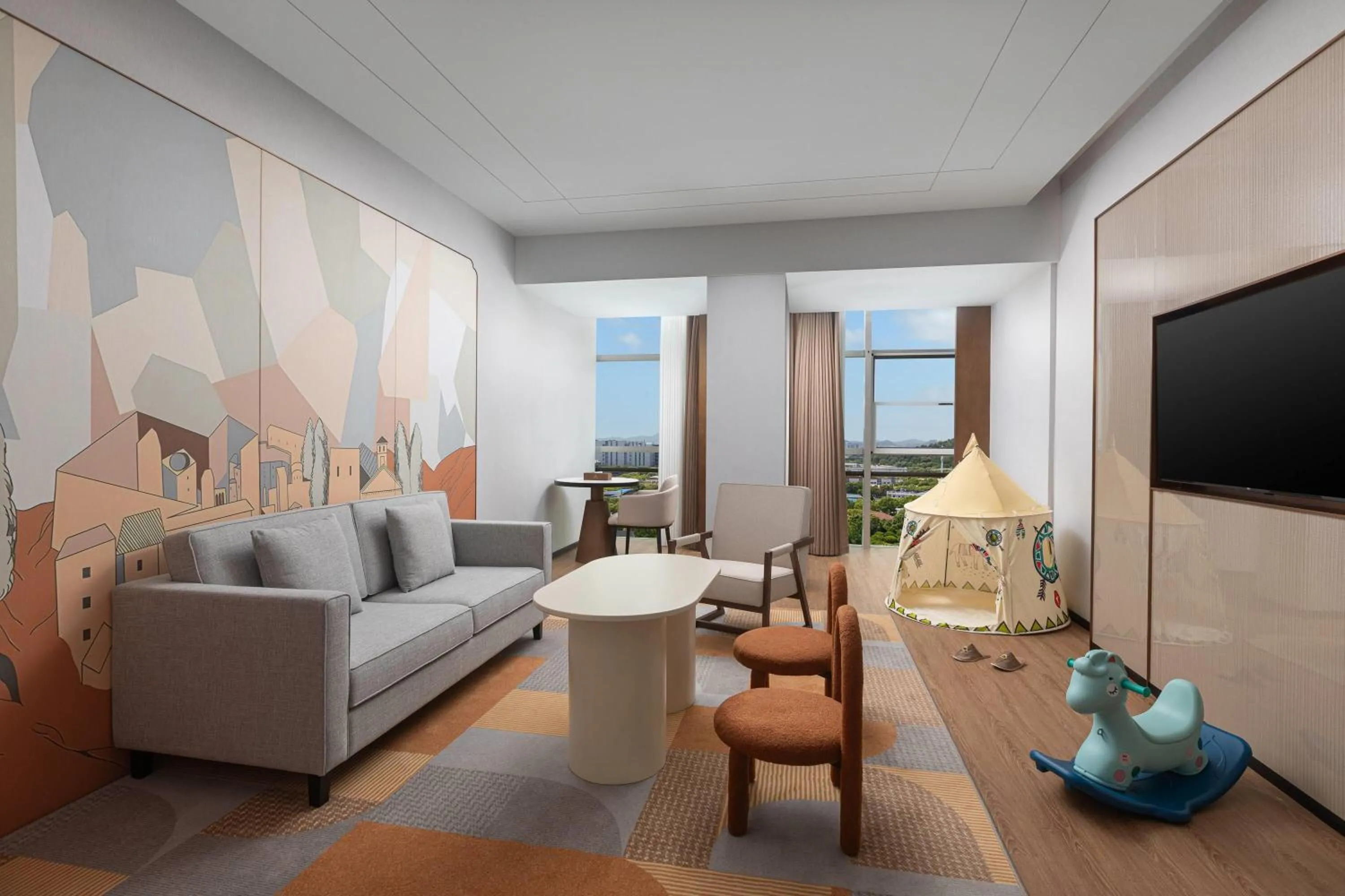 Photo of the whole room in La Quinta by Wyndham Suzhou Yangshan