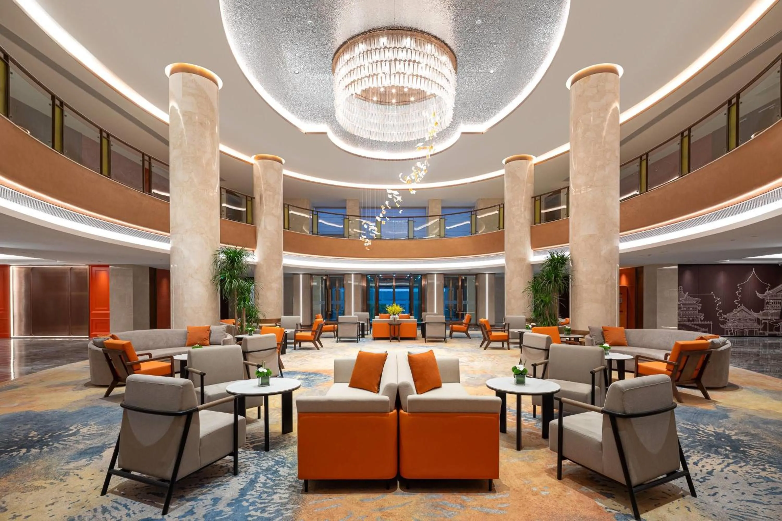 Lobby or reception in La Quinta by Wyndham Suzhou Yangshan