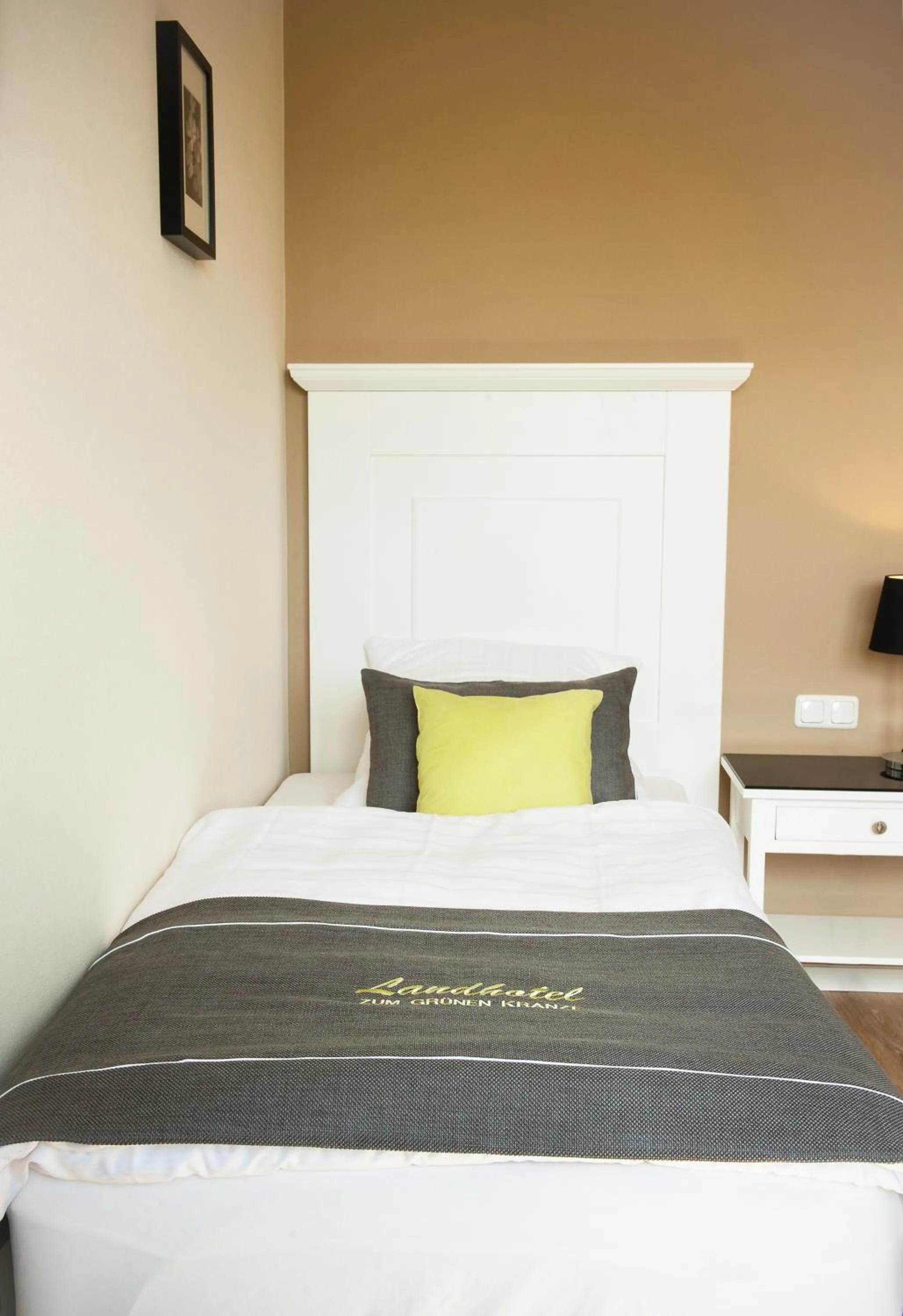 Bed in Landhotel zum grünen Kranze