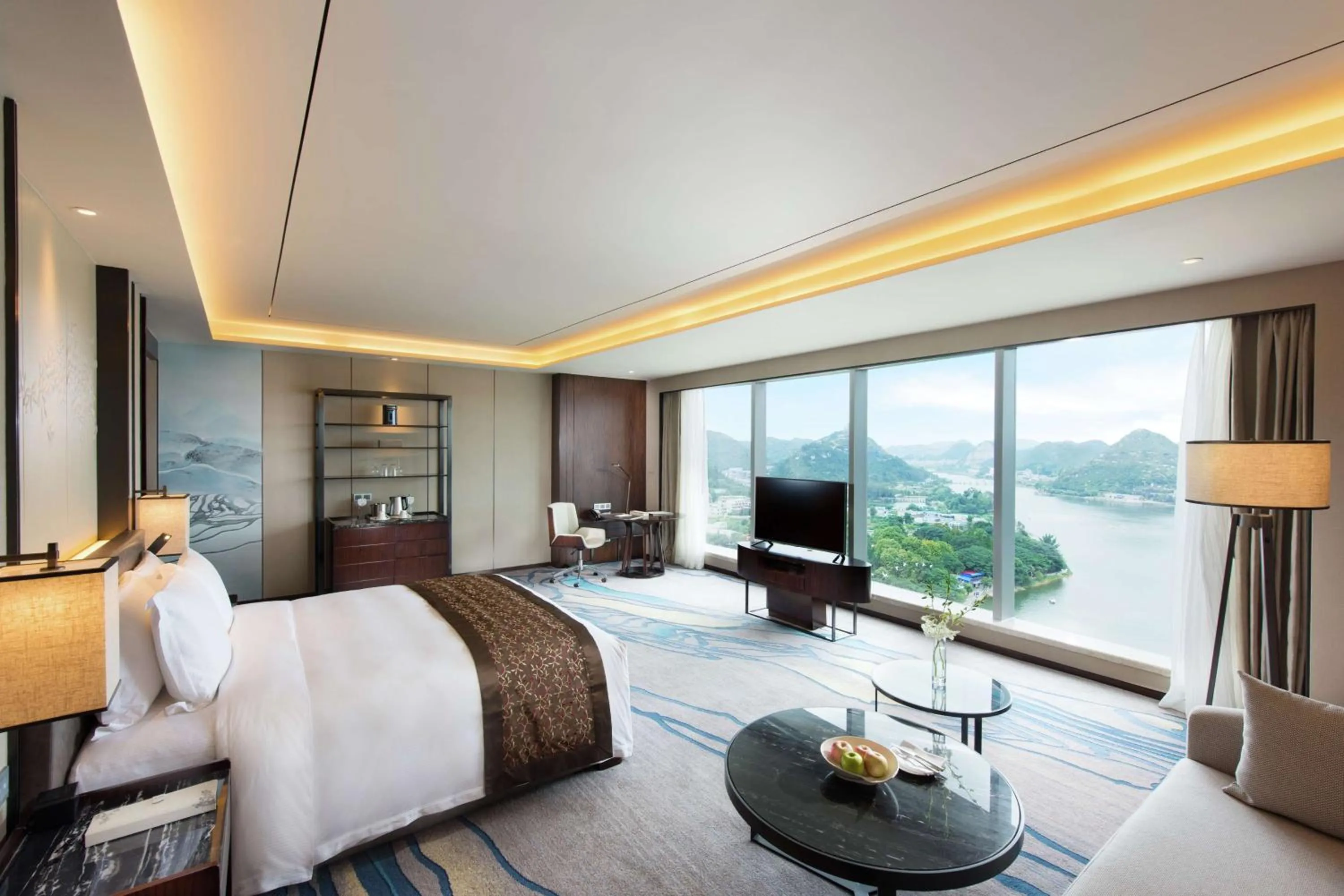 Bedroom, Bed in DoubleTree by Hilton Hotel Anshun