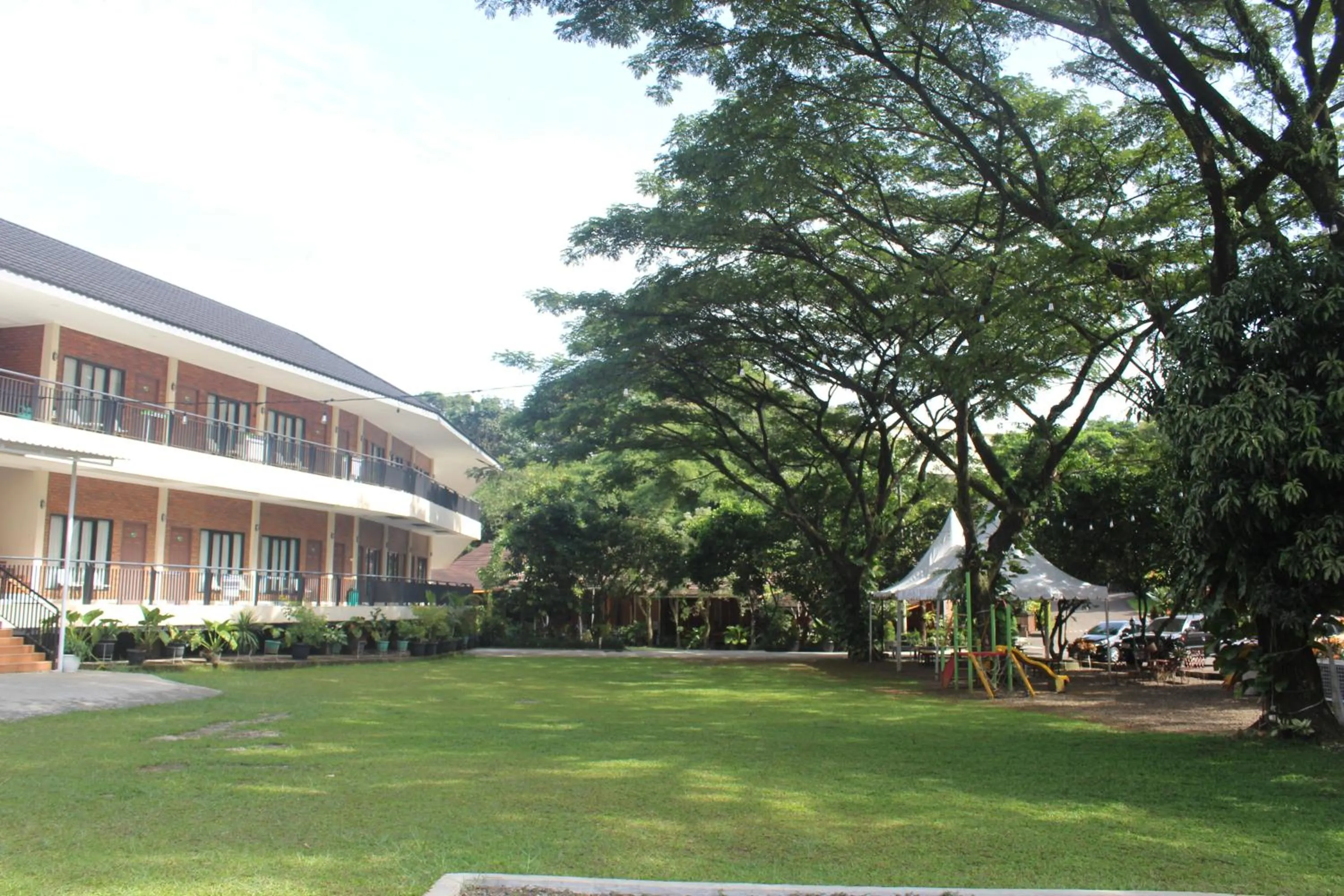 Garden view in Saung Dolken Syariah Resort & Hotel
