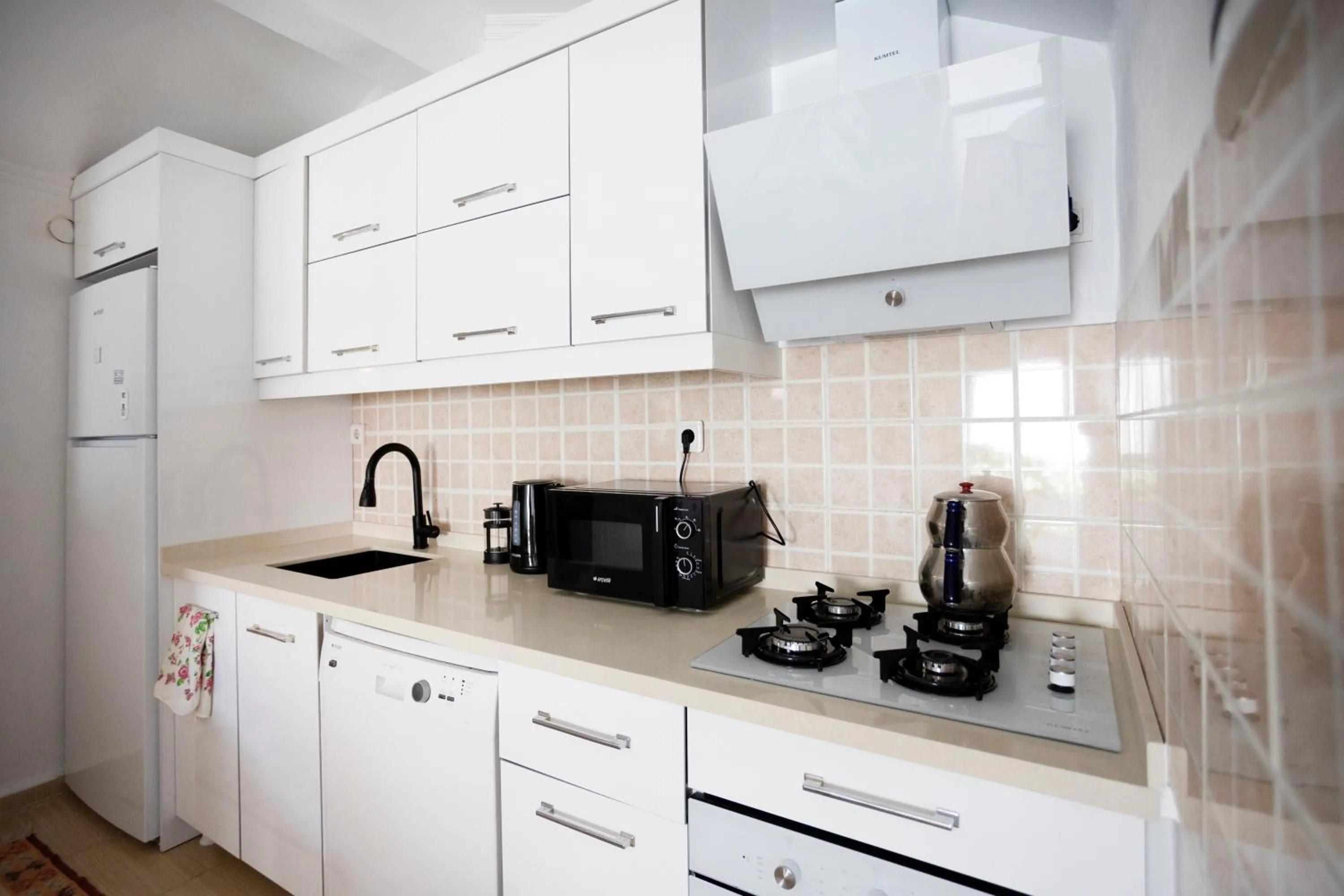 kitchen in Kaya Apart Datca