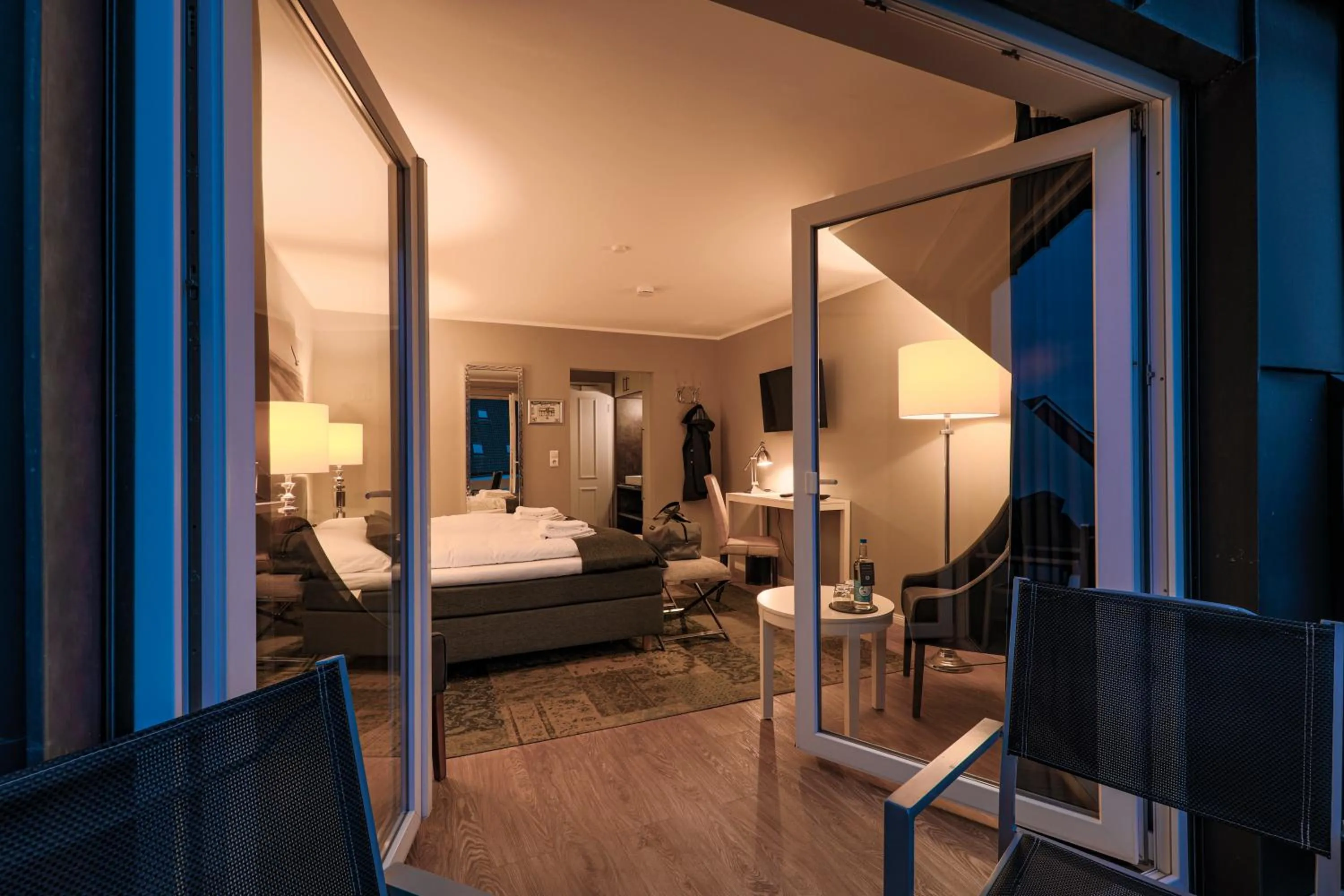 Seating area, Bed in Hotel Astra Maris