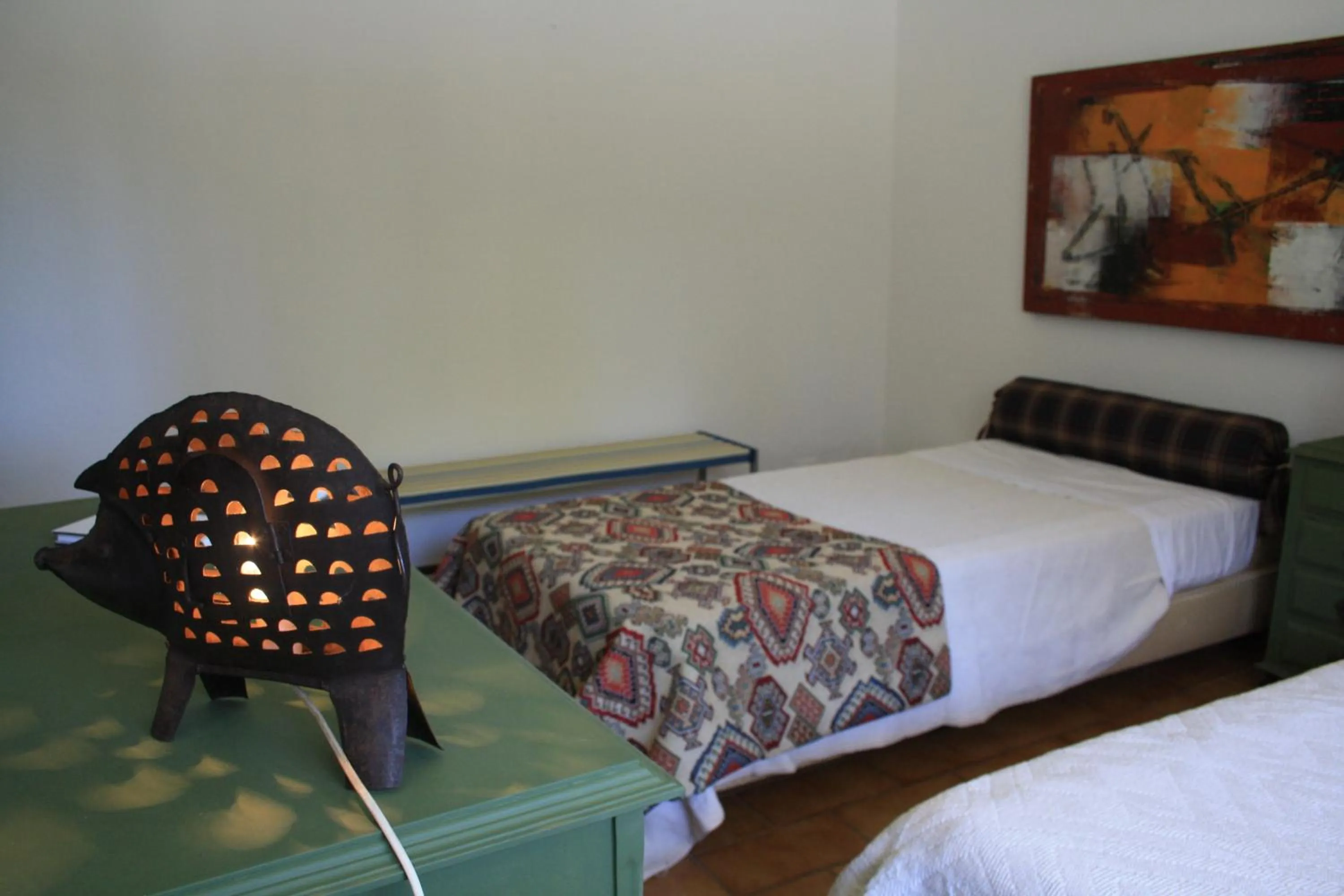 Bed in Moby Dick Lodge Cascais