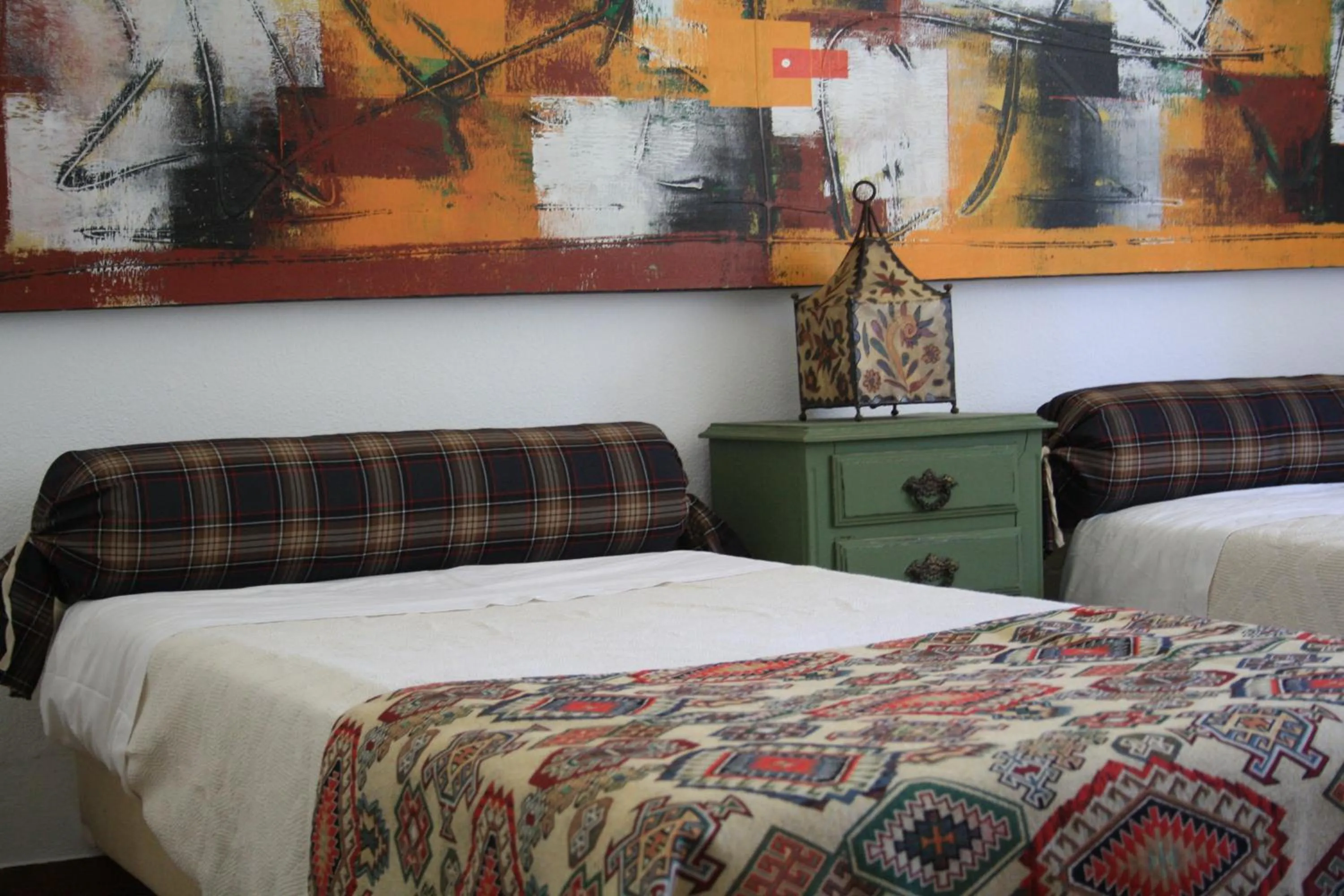 Bed in Moby Dick Lodge Cascais