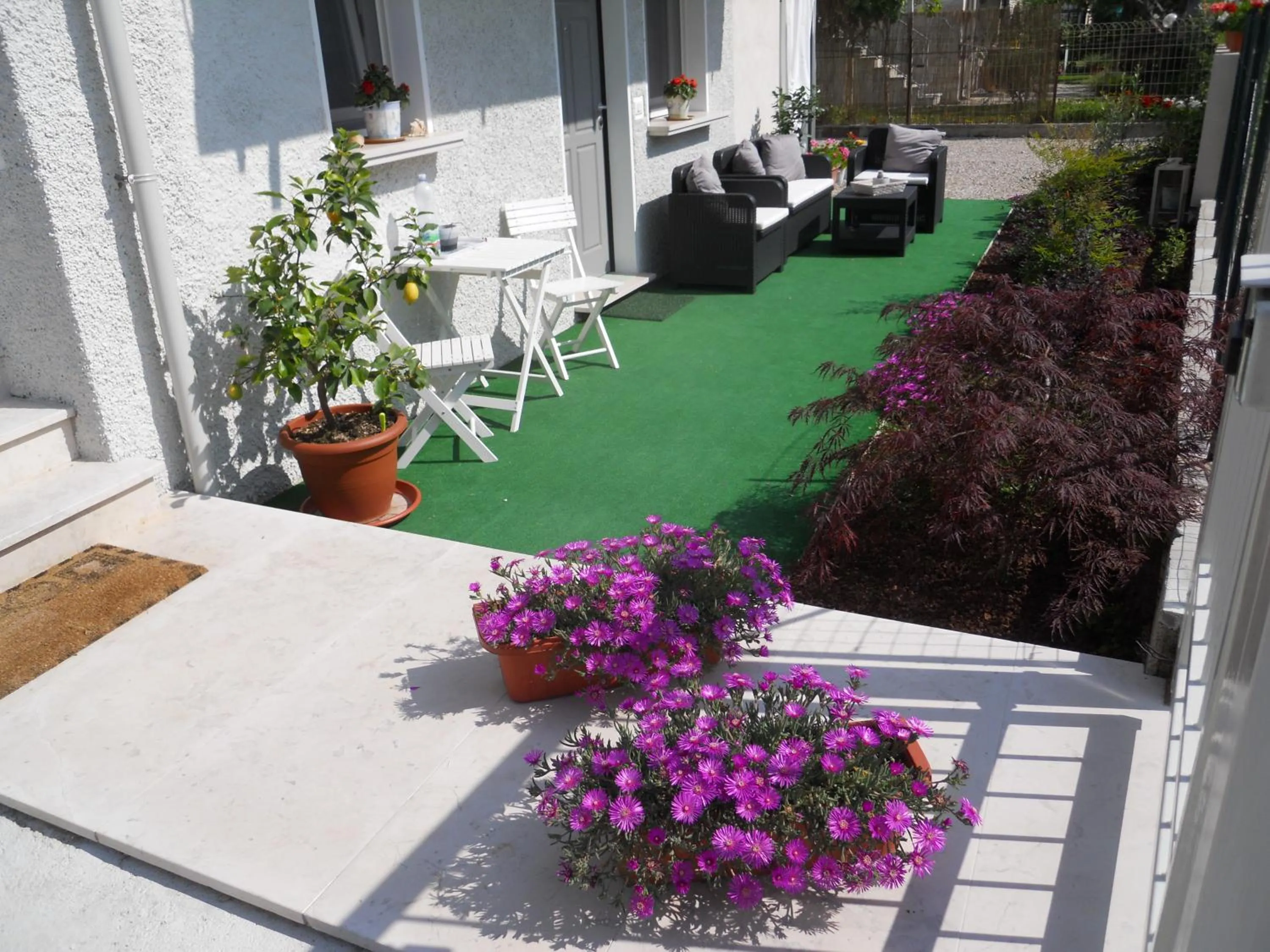 Decorative detail in B&B Villa Flora