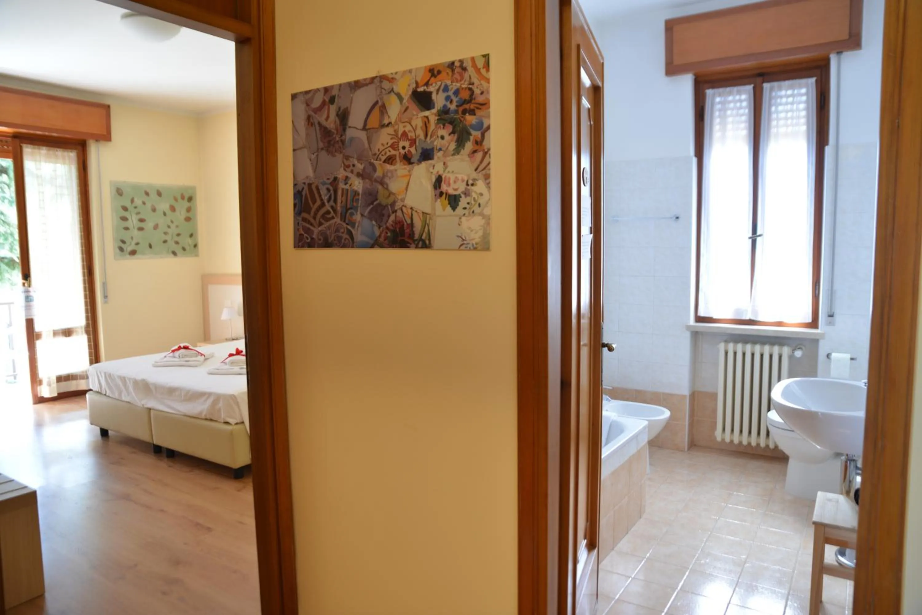 Bathroom, Bed in B&B Il Mondo Di Ross