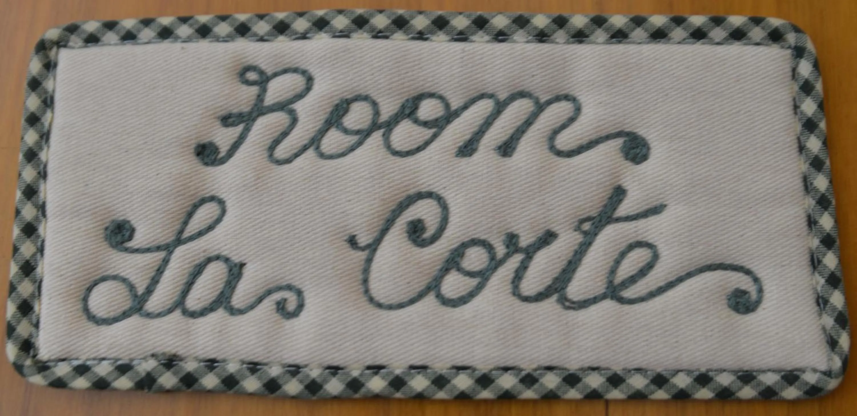 Text overlay in B&B Il Mondo Di Ross