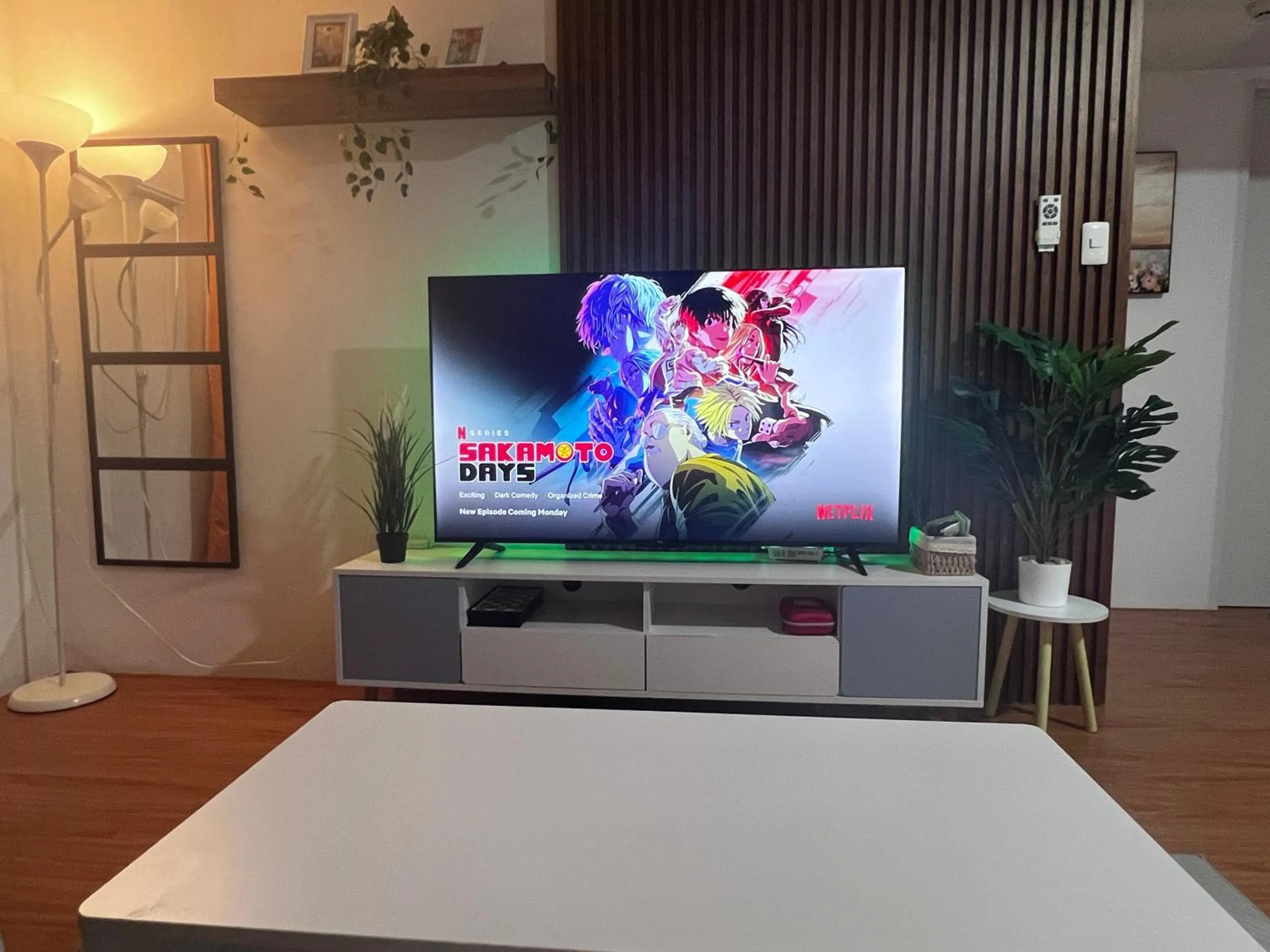 TV and multimedia in Family Haven Serin West Tagaytay - 6 Pax - Taal View - Full Kitchen - FAST Wi-Fi