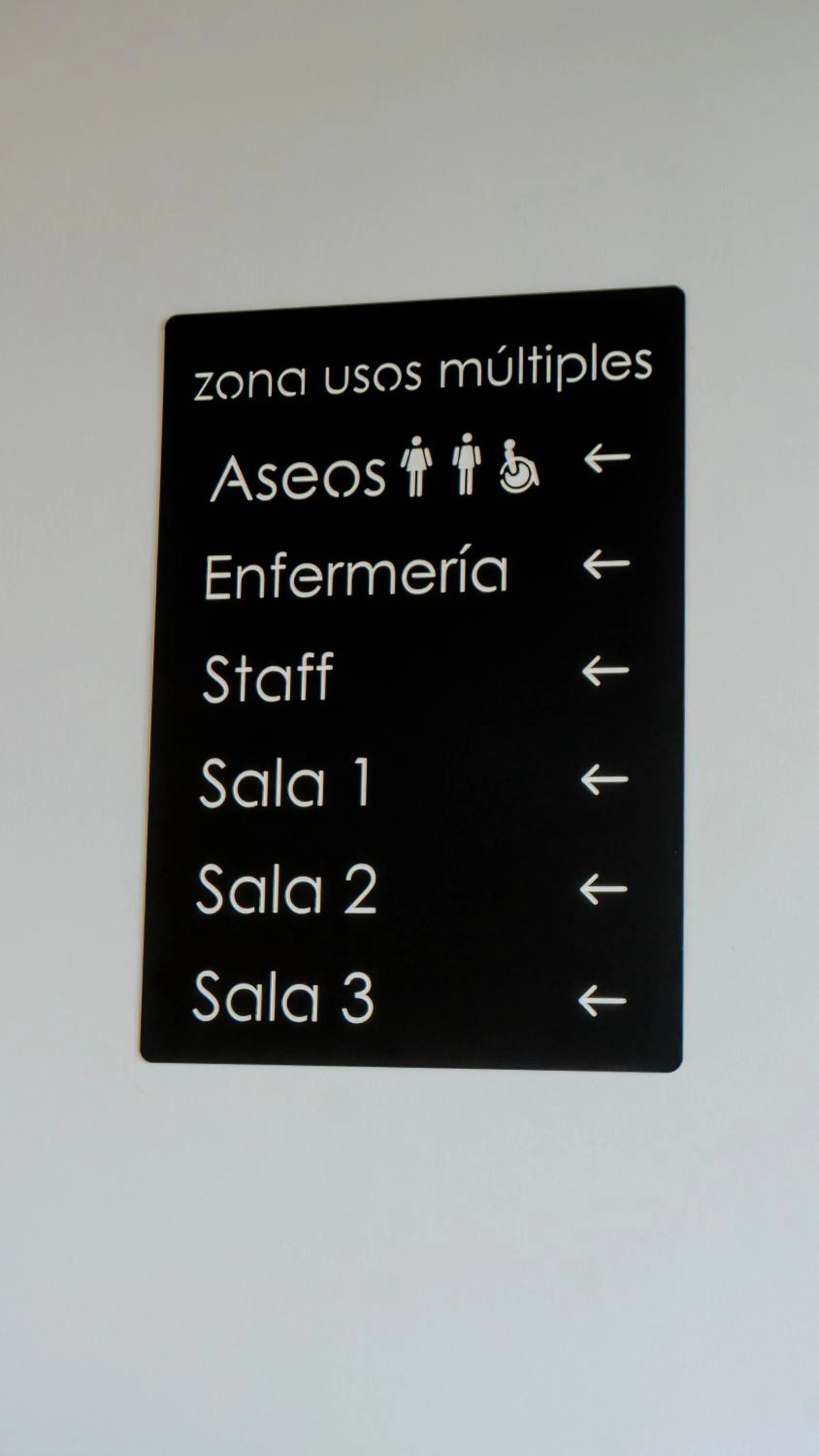Logo/Certificate/Sign in Albergue Las Salinas